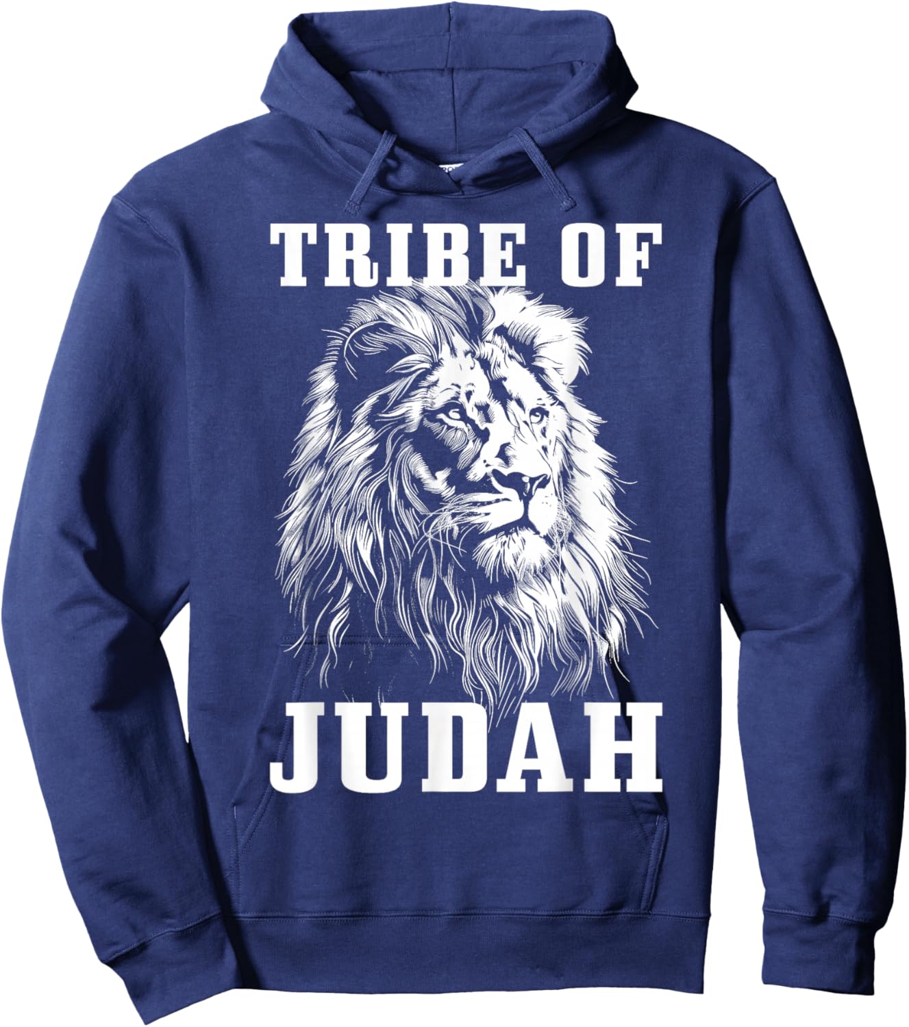 Lion of Judah Tribe Hebrew Israelite Christian Jewish Hoodie - Hoodie | Navy