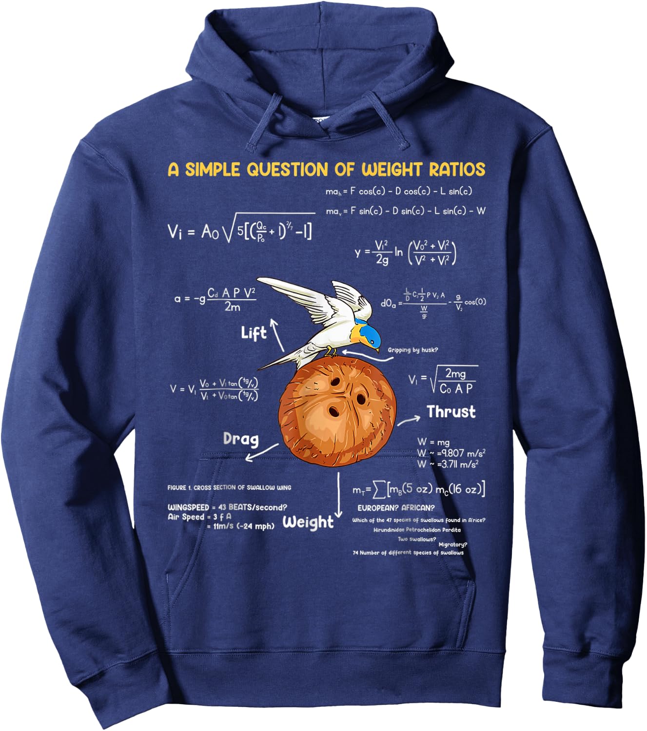 A Simple Question Of Weight Ratios Funny Math Teacher Hoodie - Hoodie | Navy