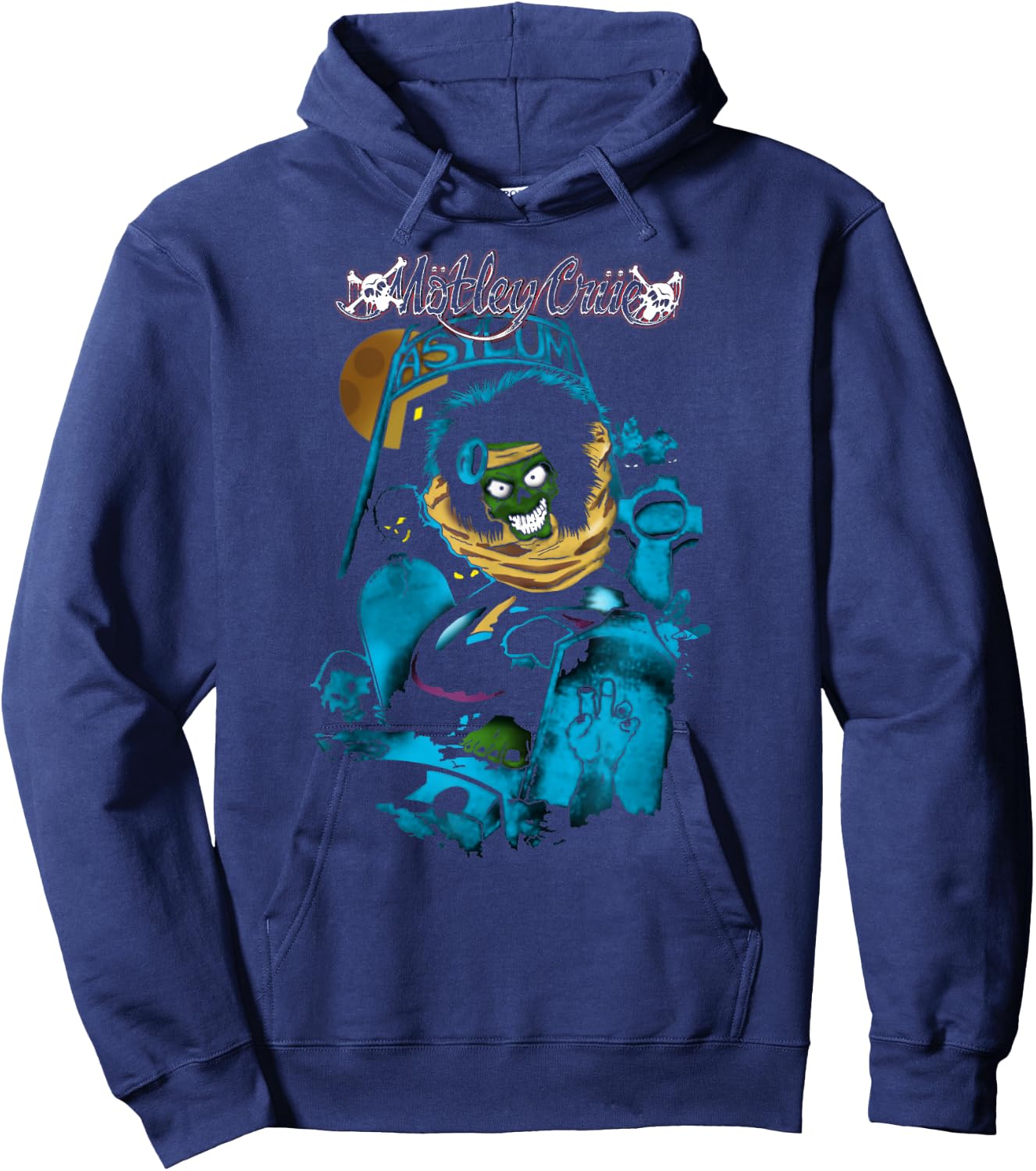 Mötley Crüe - Dr. Feelgood Asylum Hoodie - Hoodie | Navy