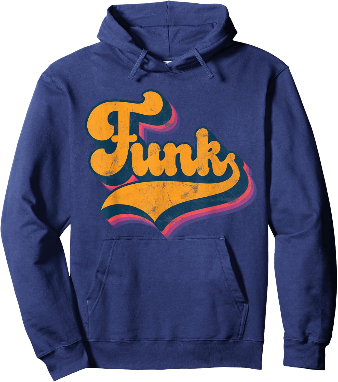 ryte TRACK Funk Music Fans - Black, Small - -Adults, Short Sleeve, Classic Fit, , Retro Pop-Art Design Hoodie - Hoodie | Navy