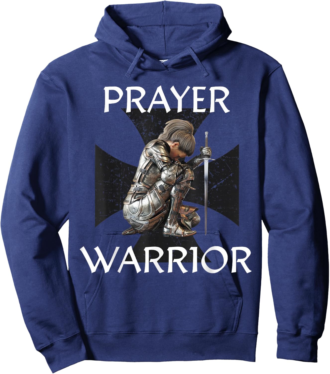 Christian Bible Verse Religious Gifts Women Prayer Warrior Hoodie - Hoodie | Navy
