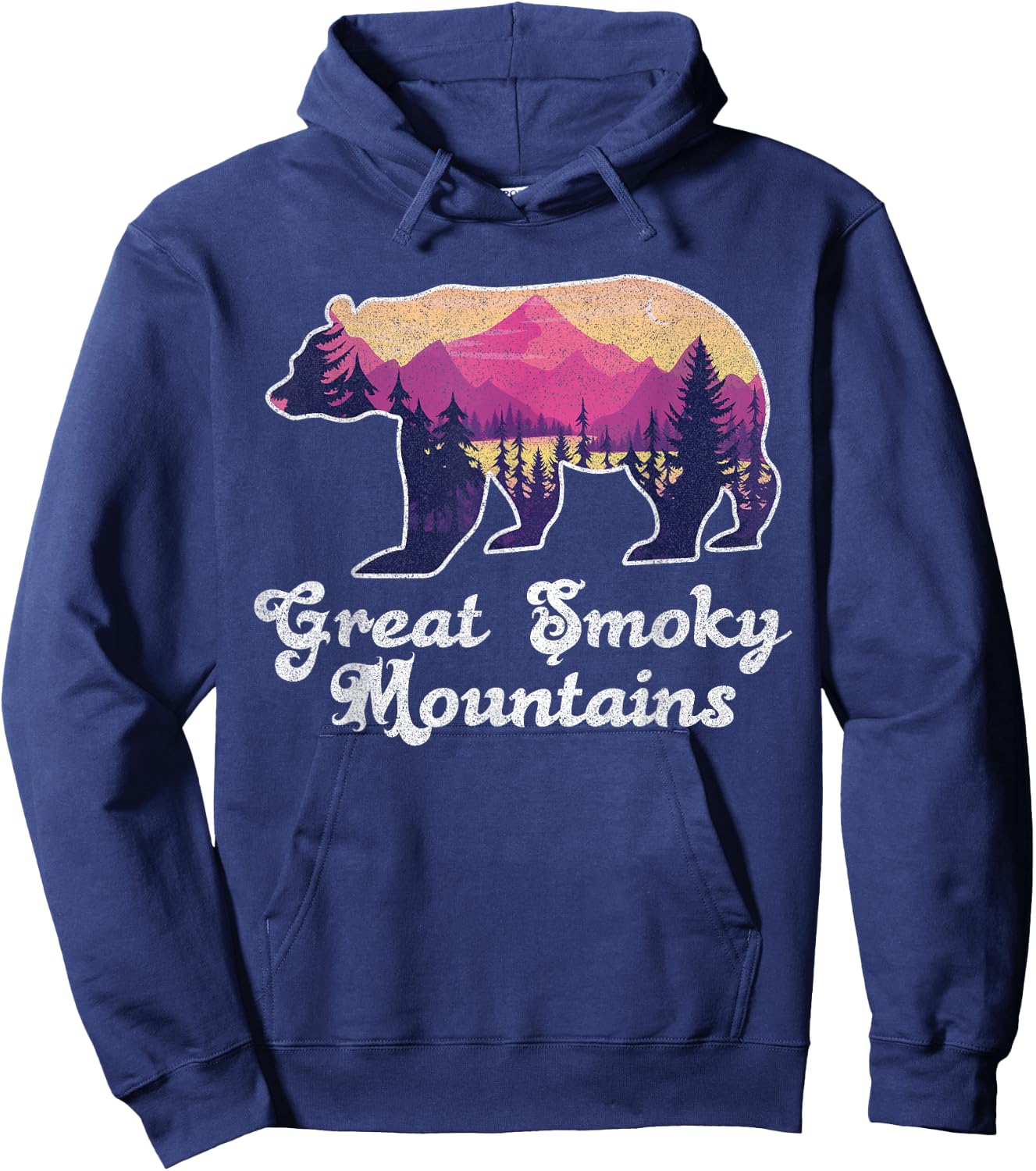 Smoky Mountains Gatlinburg Tennessee Souvenirs Hoodie - Hoodie | Navy
