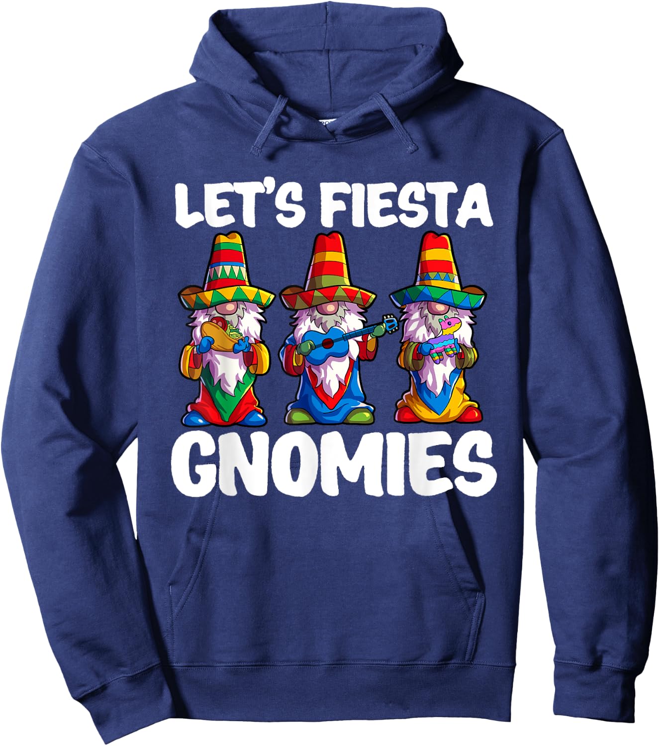 Cinco de Mayo Shirt Gnomes Women Mexican Taco Lover Hoodie - Hoodie | Navy