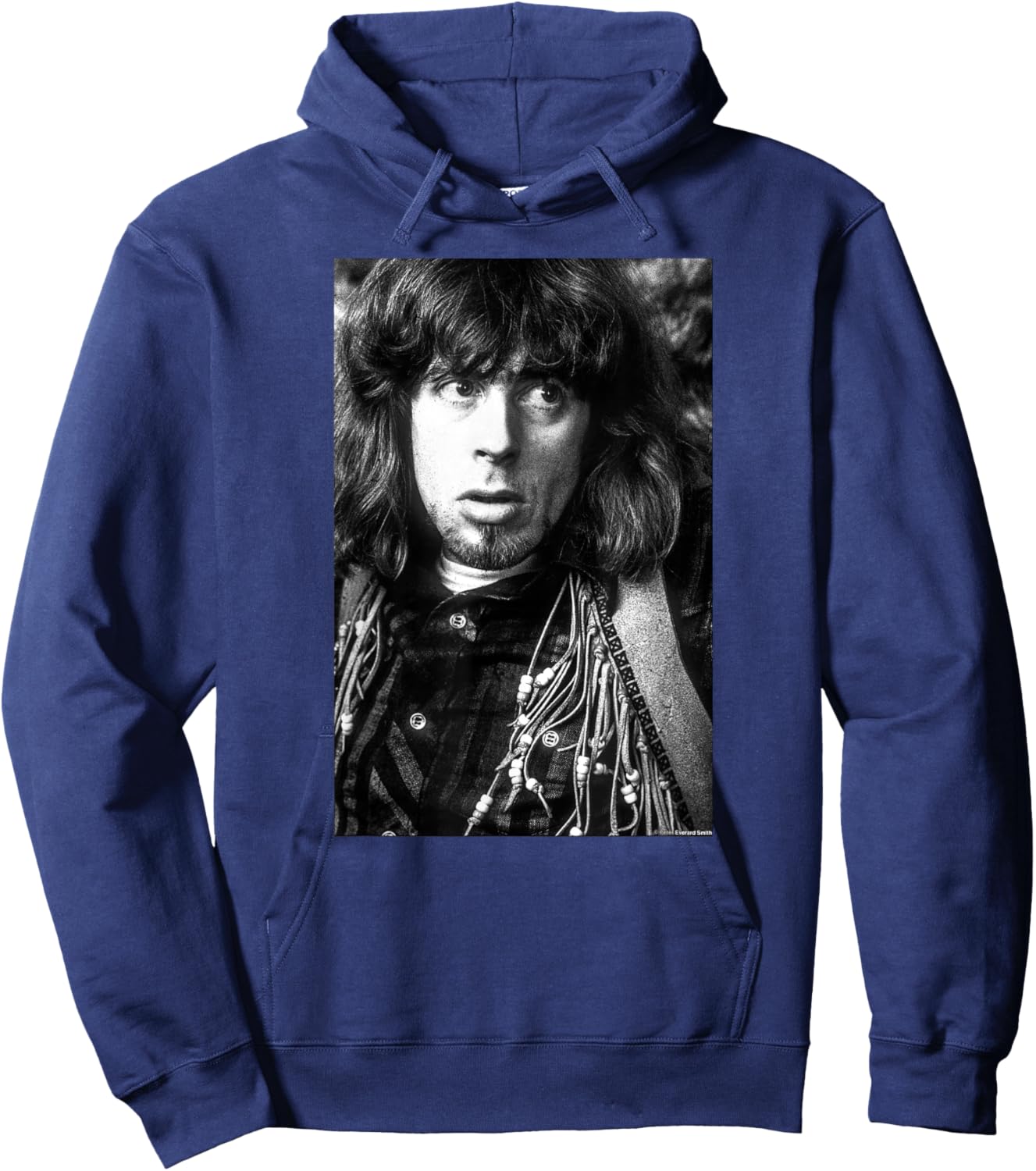 John Mayall Portrait By Everard Smith Hoodie - Hoodie | Navy