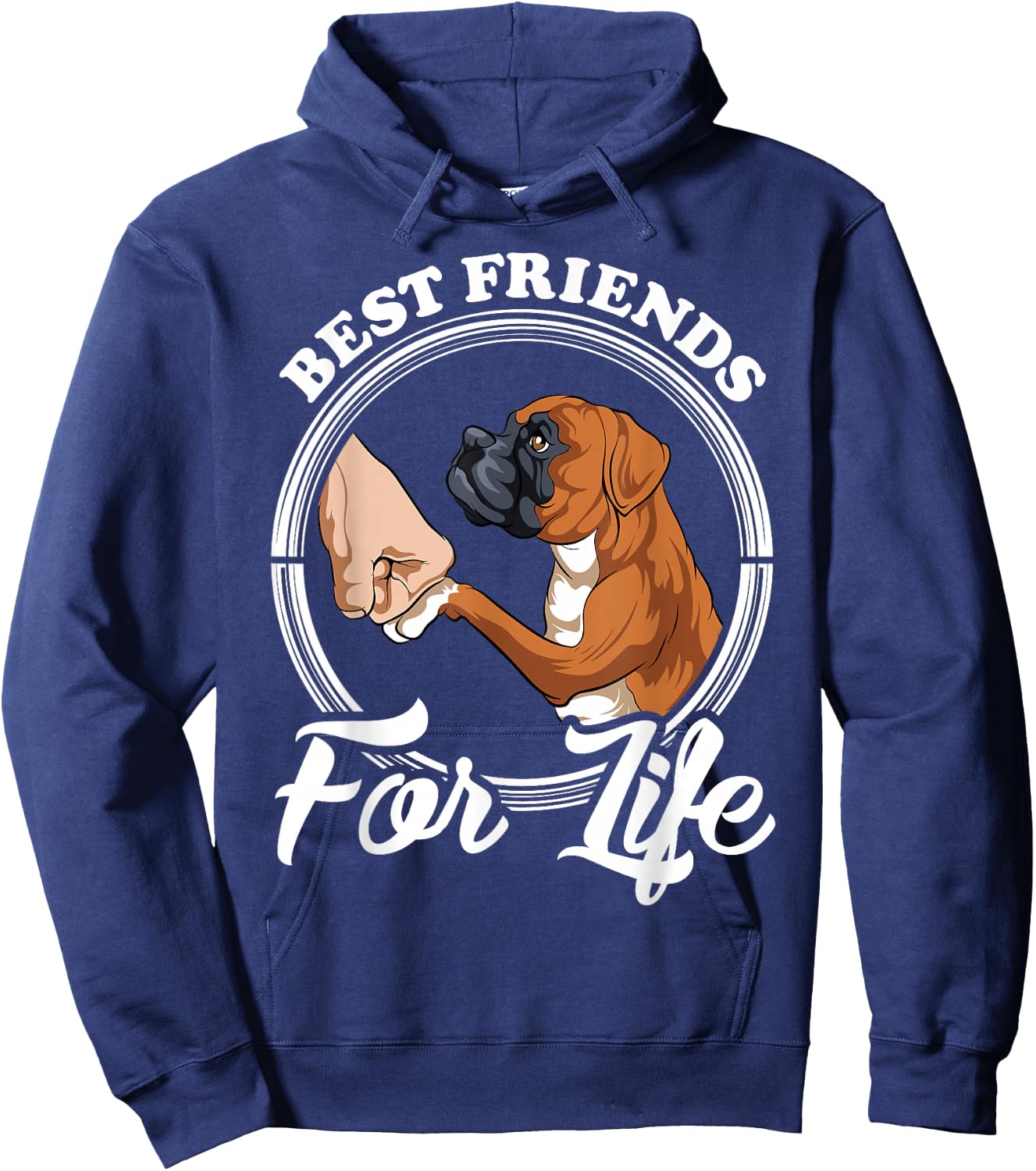 Funny Boxer Dog Shirt Boxer Dog Lover Hoodie - Hoodie | Navy