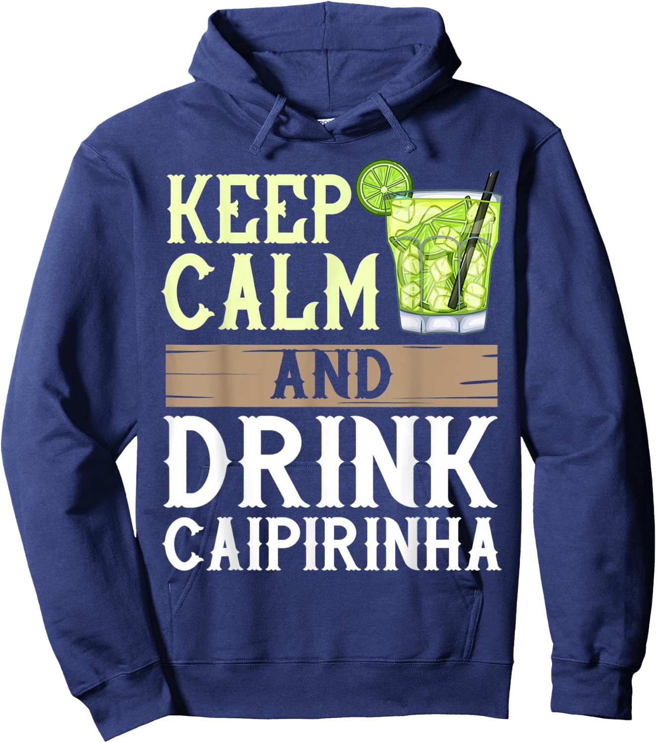 Caipirinha Drink Cocktail Brazil Hoodie - Hoodie | Navy