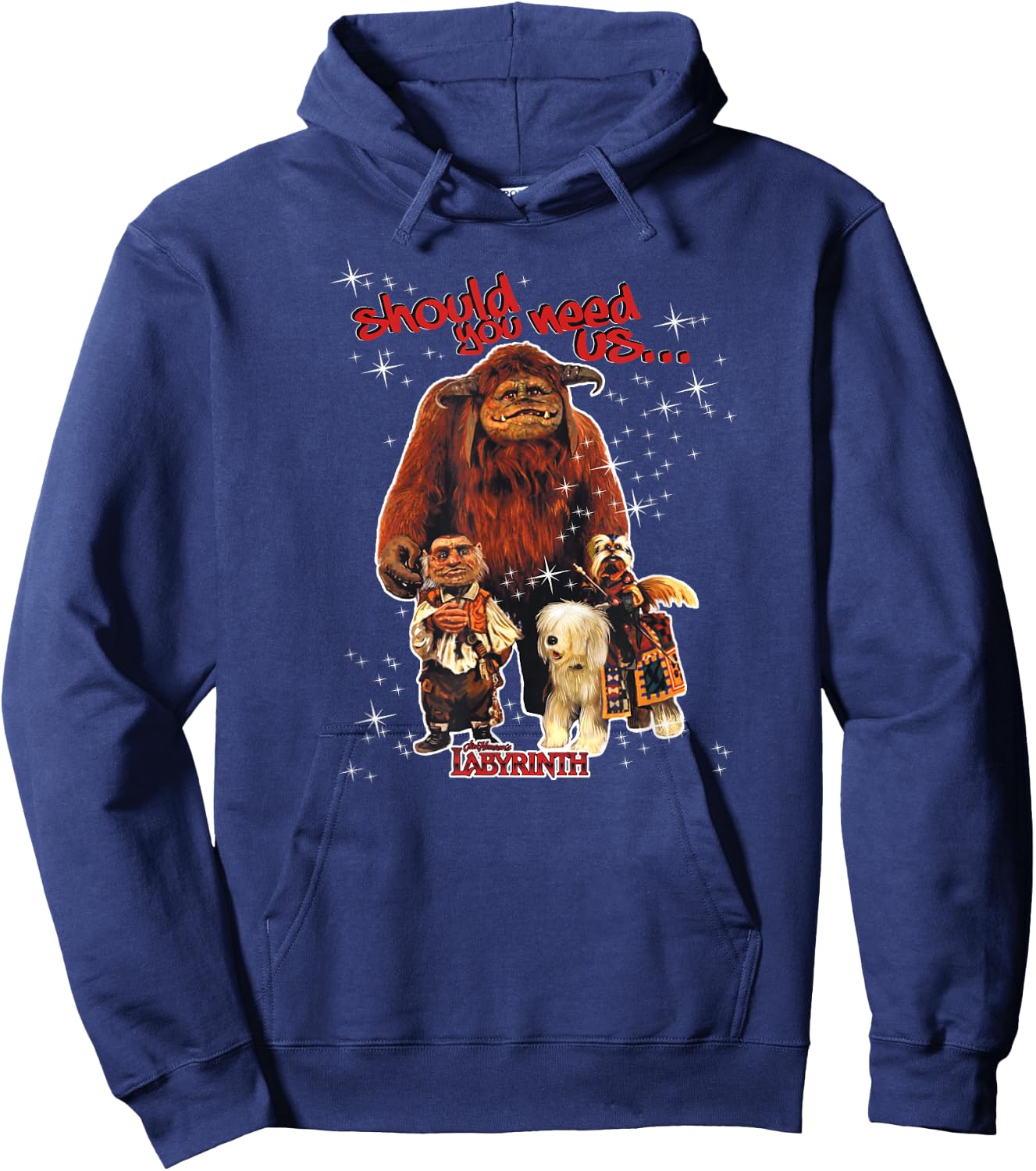 Labyrinth Should You Need Us Hoodie - Hoodie | Navy