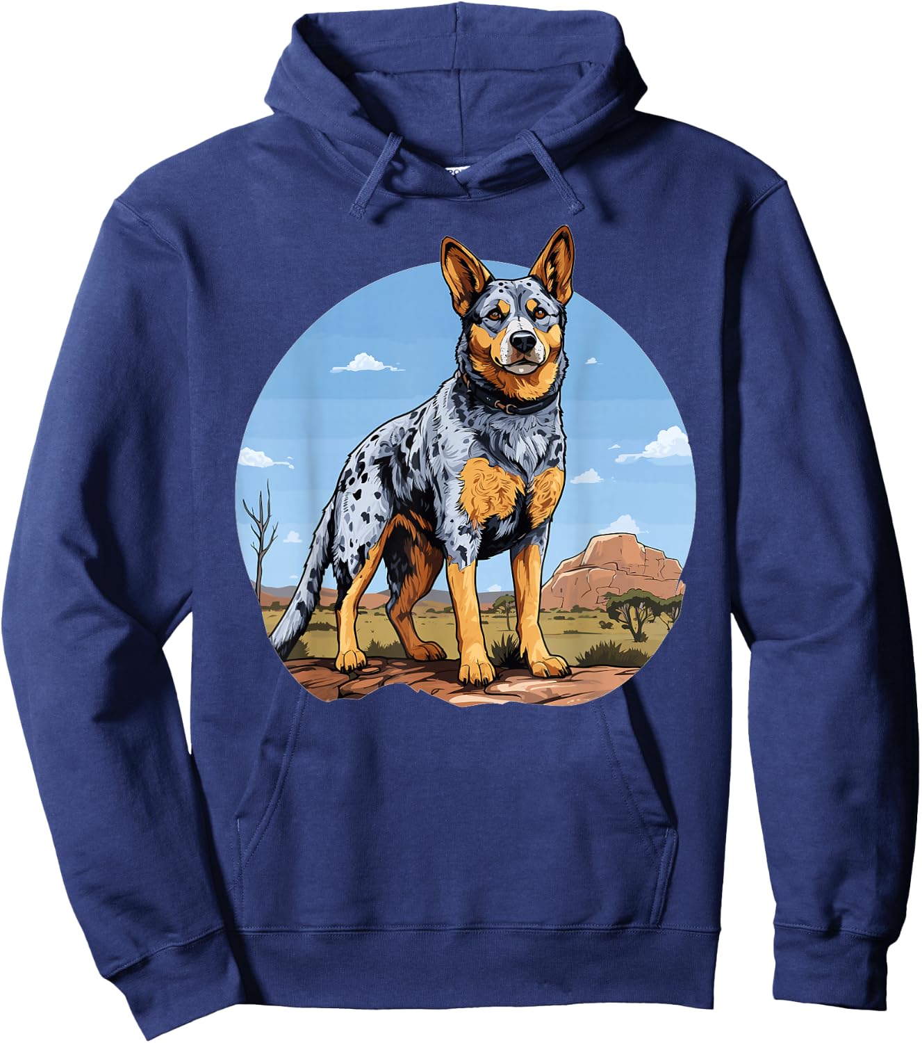Australian Cattle Dog Mom Dog Australian Cattle Dog Hoodie - Hoodie | Navy