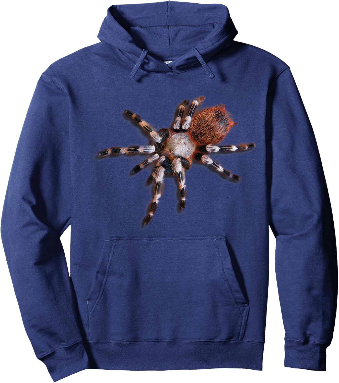 Realistic Tarantula, Bird Eating Spider Hoodie - Hoodie | Navy
