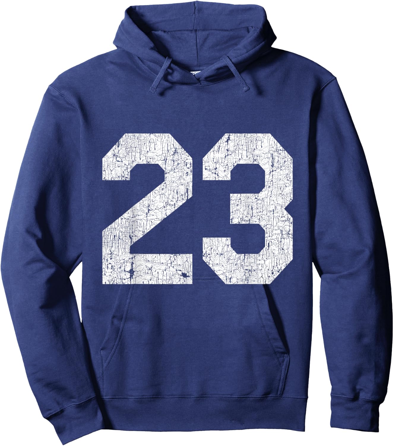 Jersey Uniform Number #23, Sports Birthday Hoodie - Hoodie | Navy