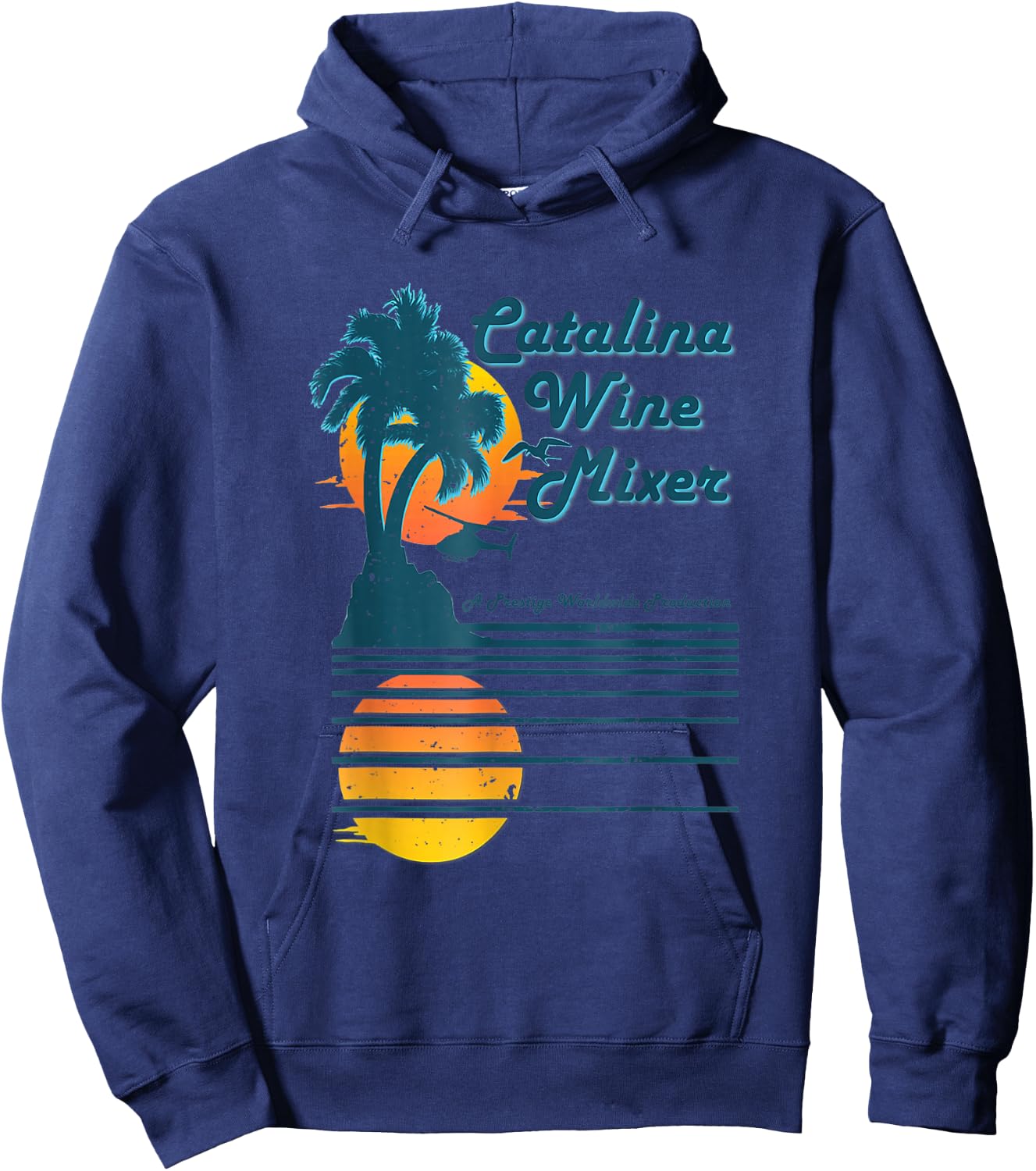 Catalina Mixer Wine Shirt Hoodie - Hoodie | Navy