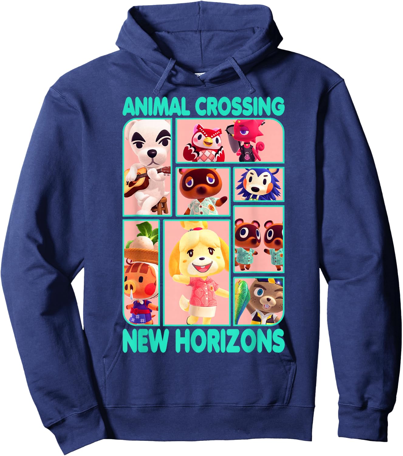 Animal Crossing: New Horizons Nintendo Friends Box Up Hoodie - Hoodie | Navy