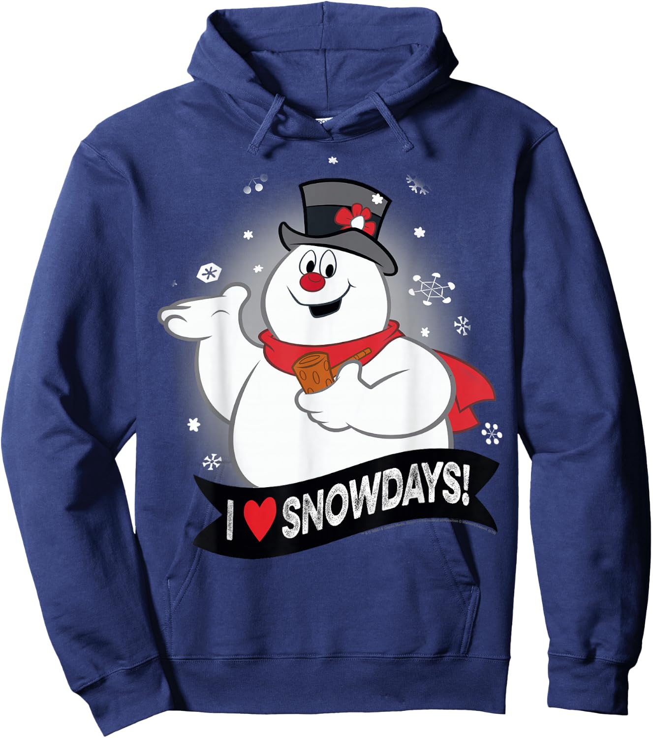 Frosty The Snowman I Love Snowdays Hoodie - Hoodie | Navy
