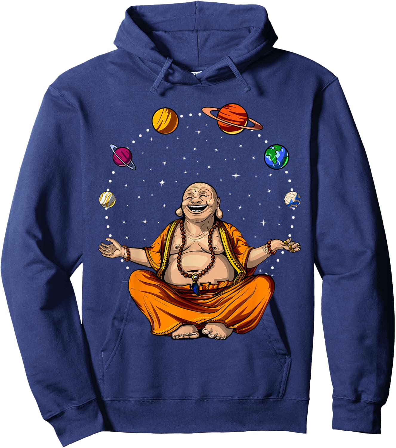 Buddha Zen Yoga Meditation Spiritual Buddhist Hoodie - Hoodie | Navy