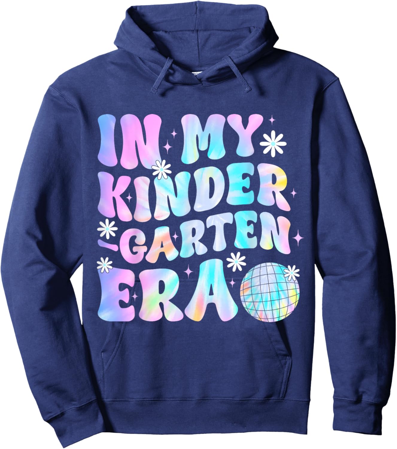 In My Kindergarten Era Back To School Kinder Boys Girls Hoodie - Hoodie | Navy