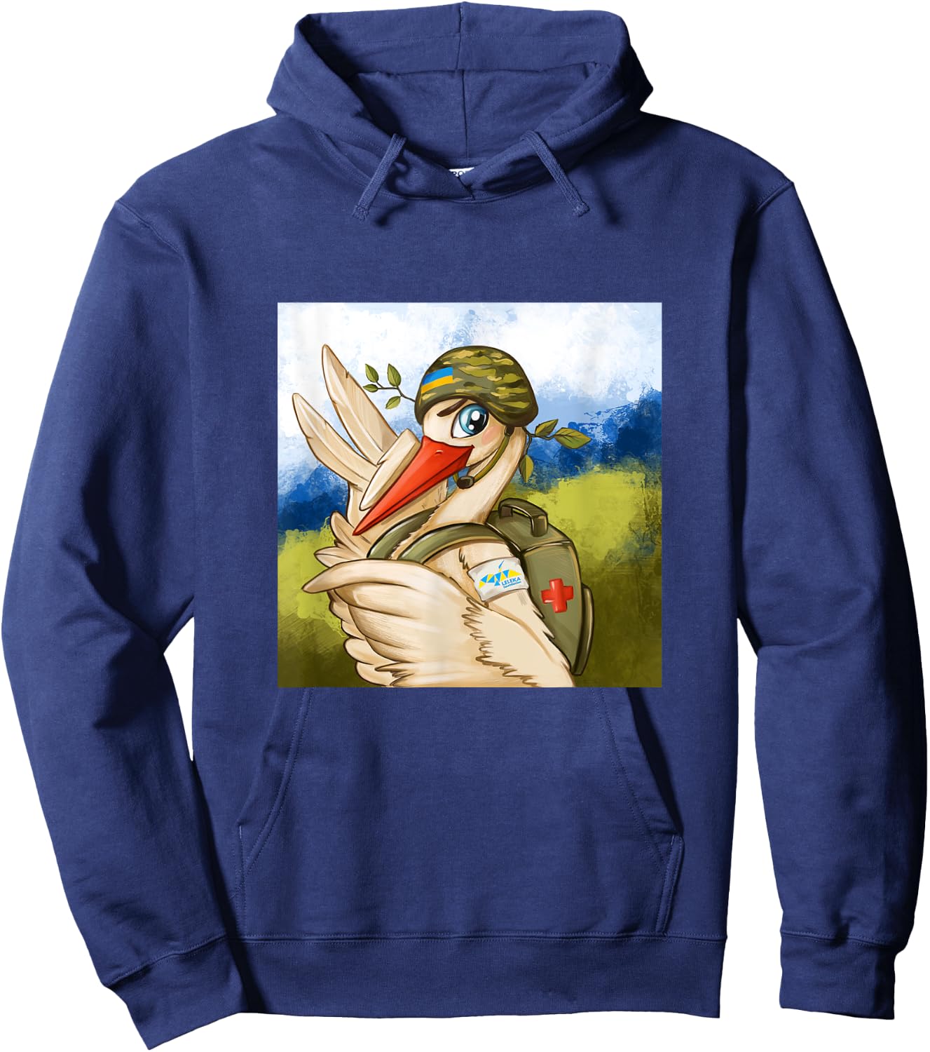 Leleka Ukraine Medic Hoodie - Hoodie | Navy