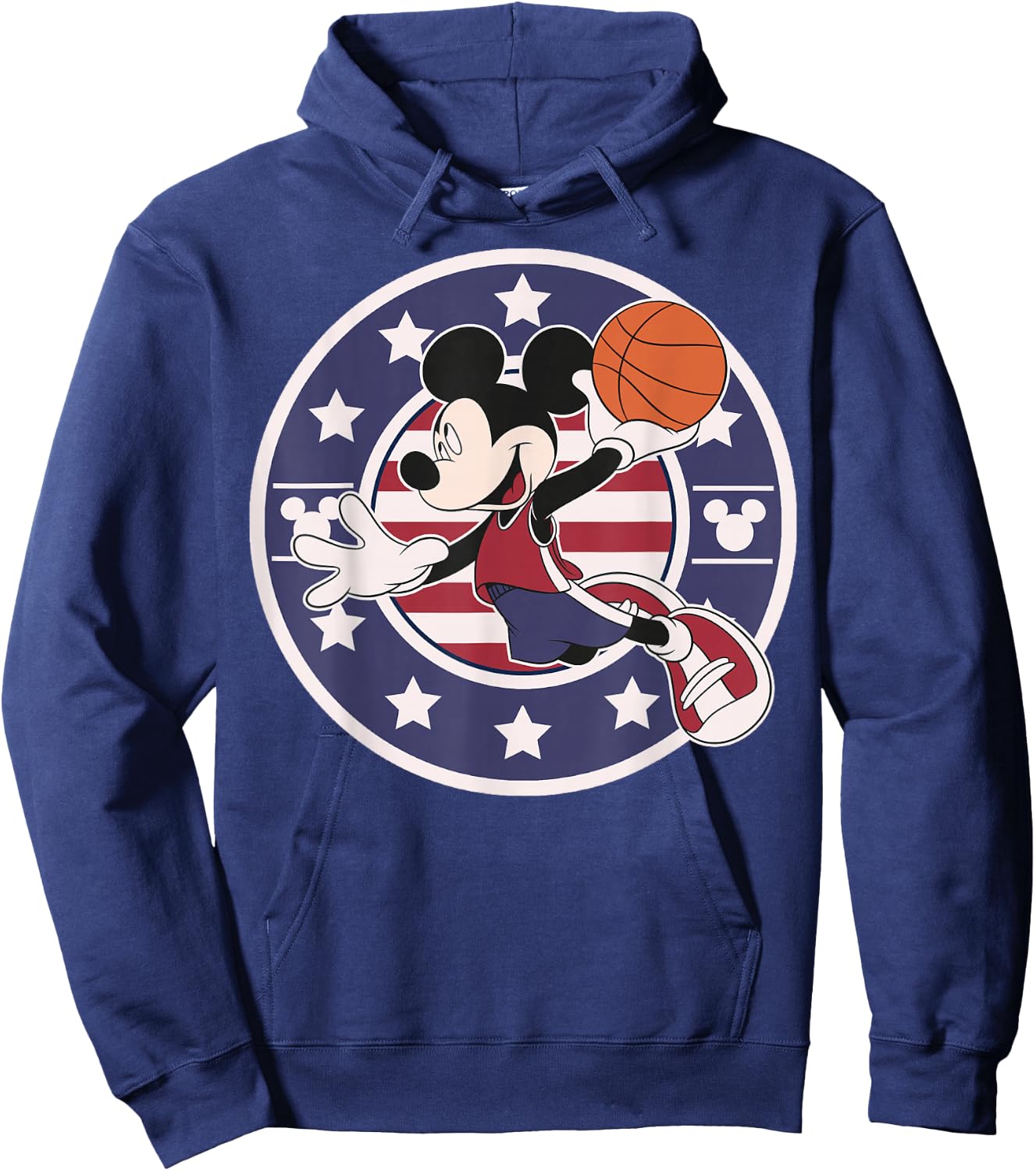 Disney Mickey and Friends Mickey Basketball USA Small Hoodie - Hoodie | Navy