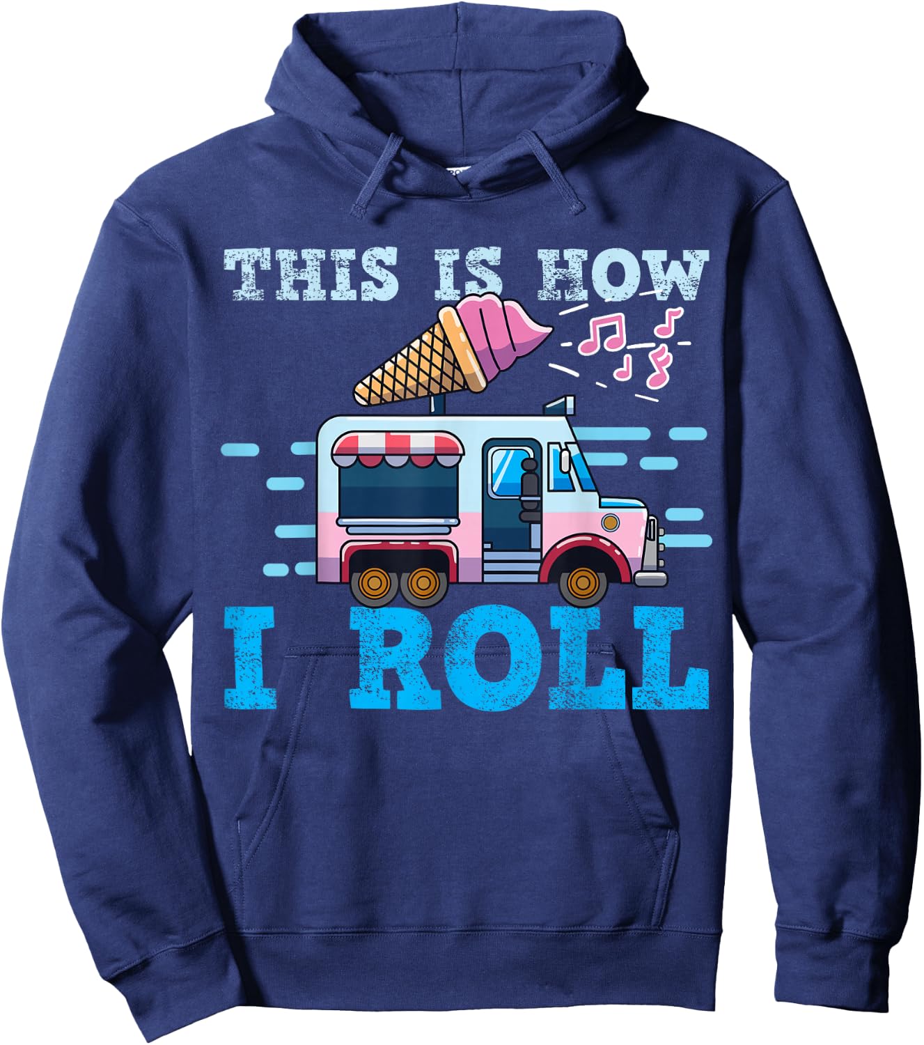 Ice Cream Truck Hoodie - Hoodie | Navy