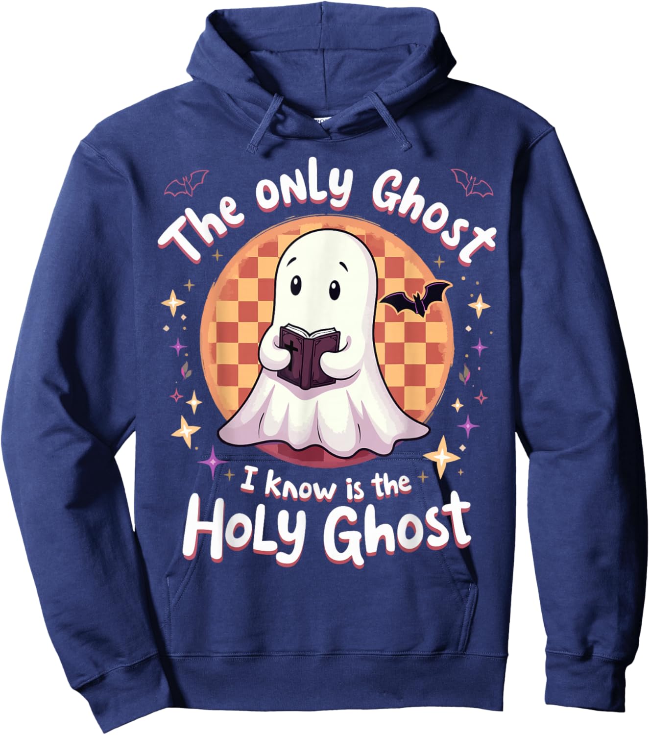 The only Ghost I know is the Holy Ghost Christian Halloween Hoodie - Hoodie | Navy