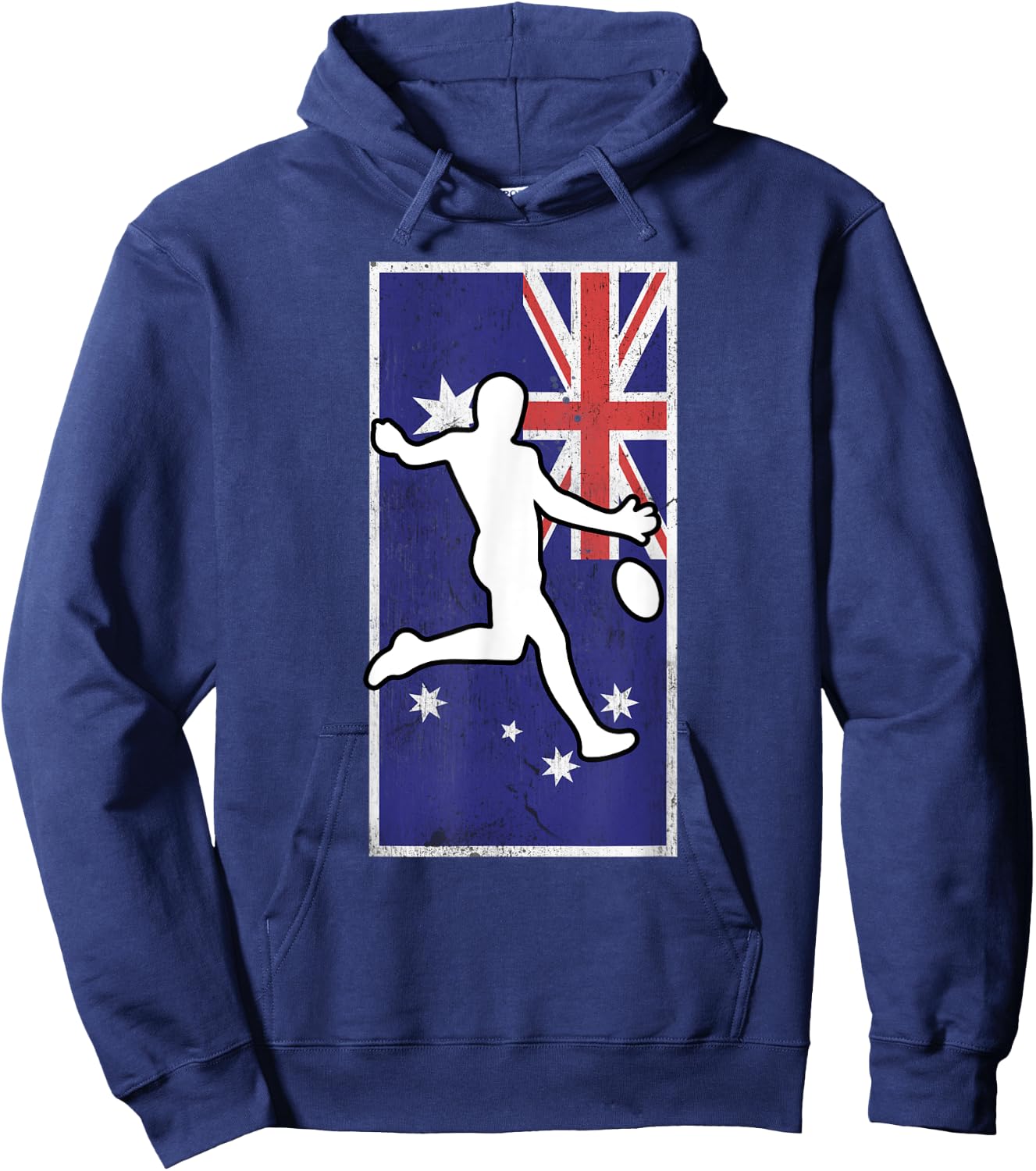 Great Aussie Sport Gift - Australian Rules Football Lovers Hoodie - Hoodie | Navy