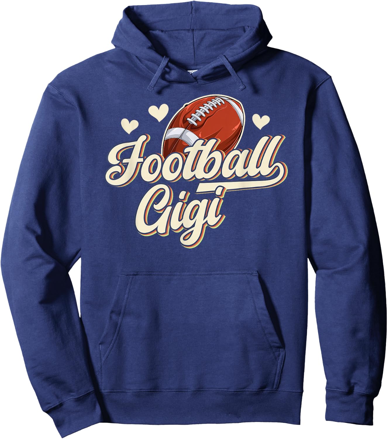 Football Gigi Grandma Gigi Of A Football Player Gigi Hoodie - Hoodie | Navy