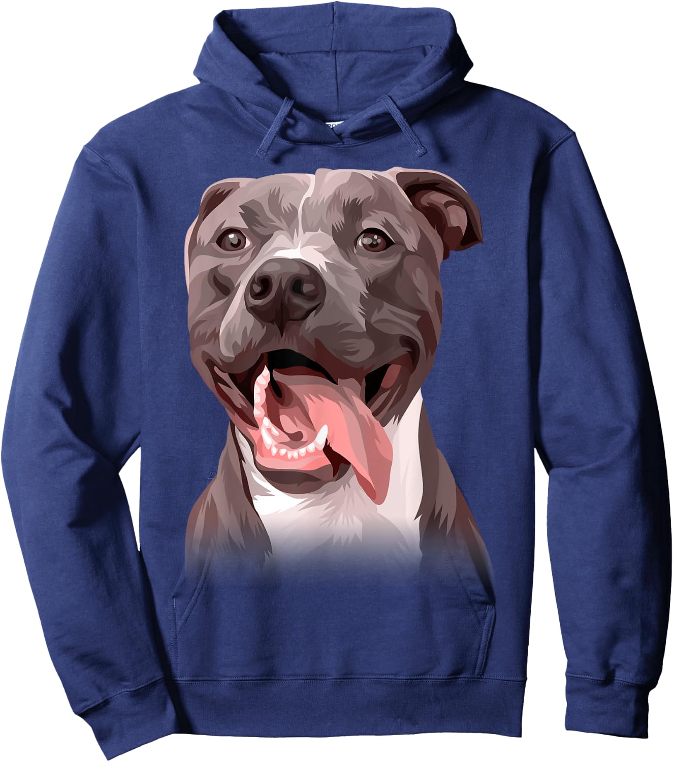 Perfect Gift Pitbull Lovers - Colorful Art Pitty Dog Men Women Kids Hoodie - Hoodie | Navy
