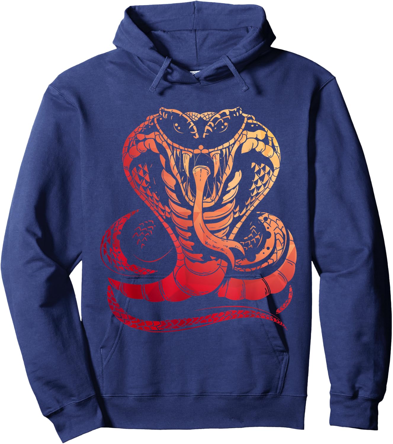 Cobra Snake Zoo Reptile Venom Snake Hoodie - Hoodie | Navy
