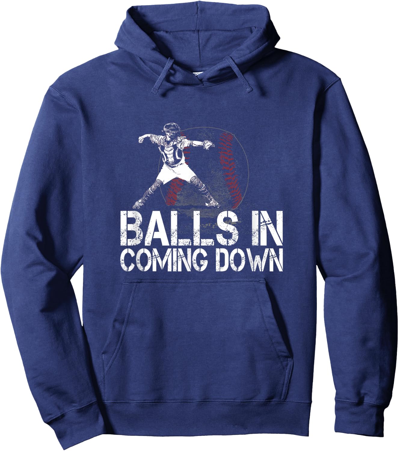 Baseball Catcher - Softball Catcher - Baseball Fan Hoodie - Hoodie | Navy