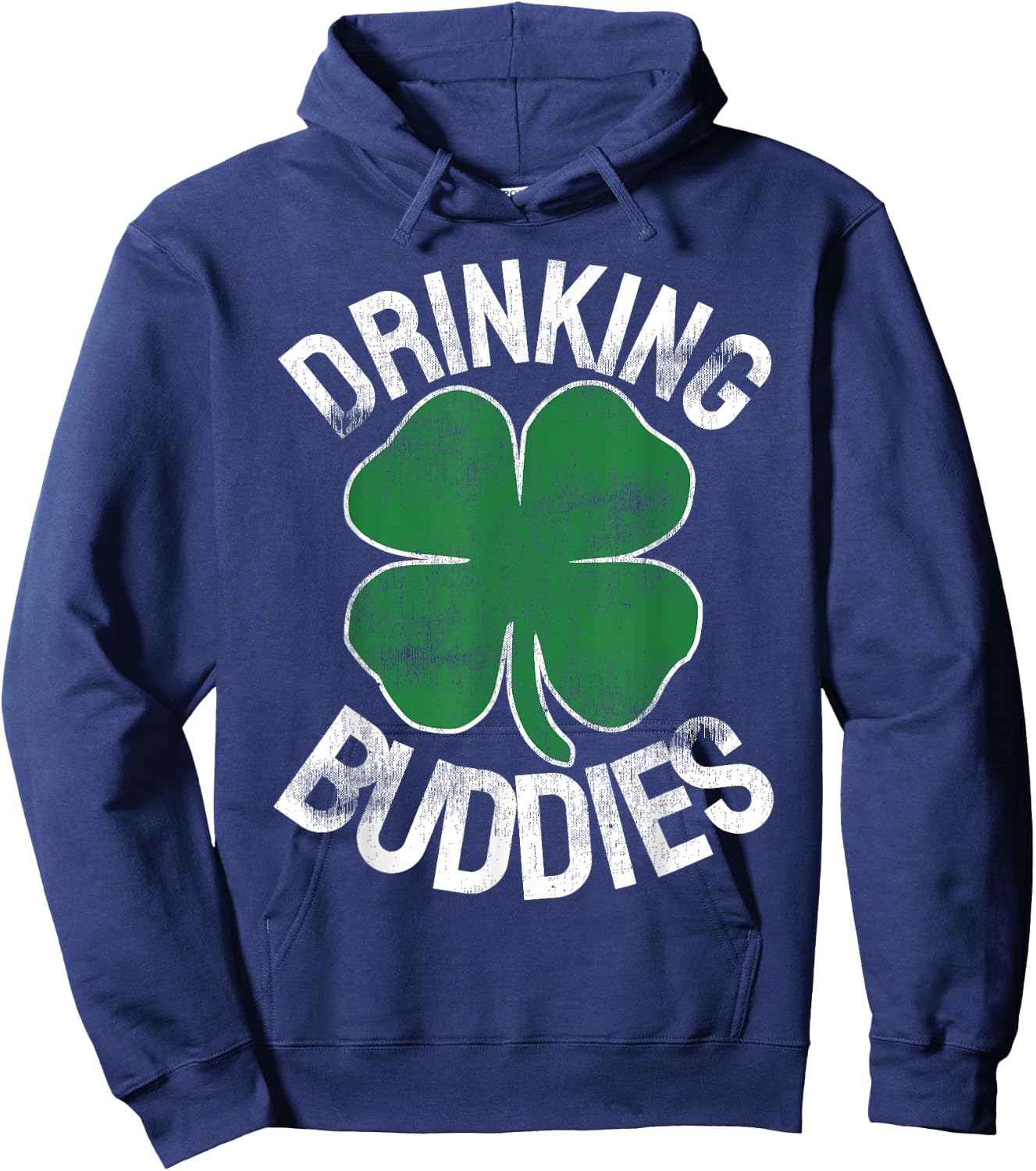 Drinking Buddies St. Patrick's Day Irish Matching Beer Drunk Hoodie - Hoodie | Navy
