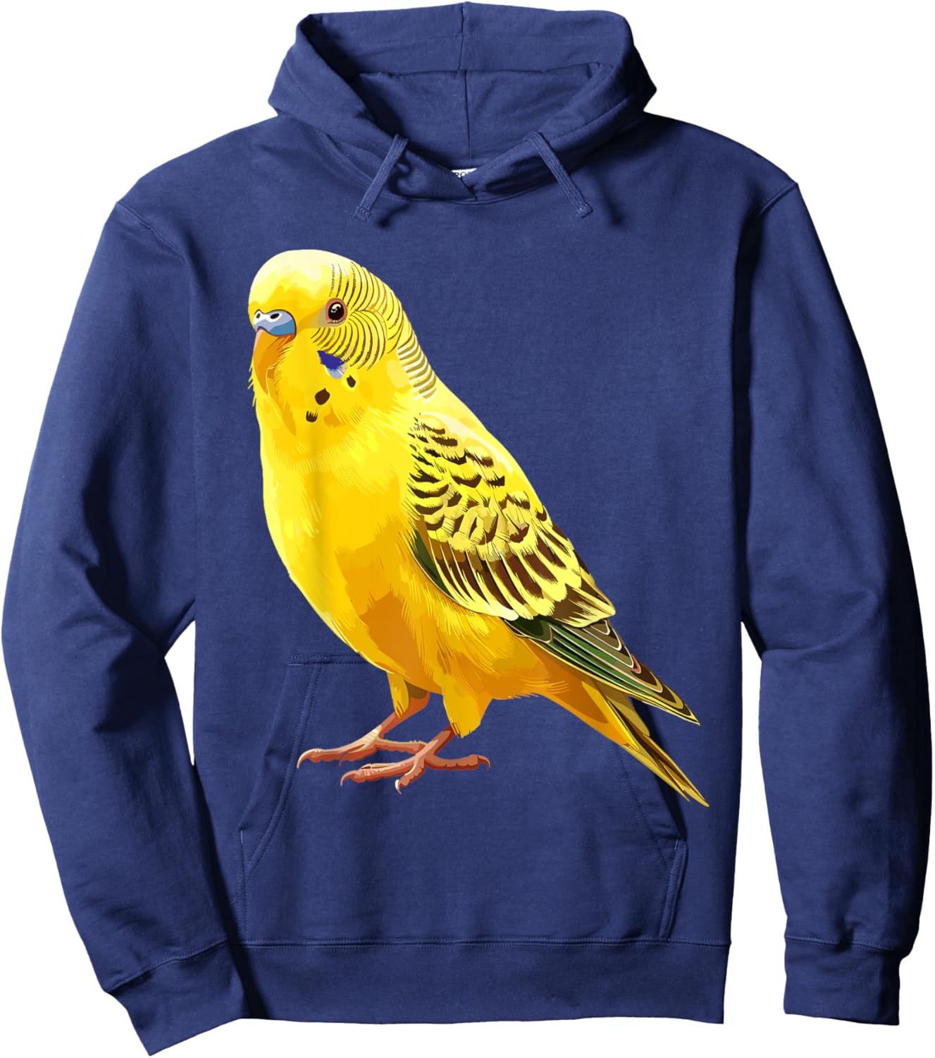 Yellow Budgie, Budgie Hoodie - Hoodie | Navy