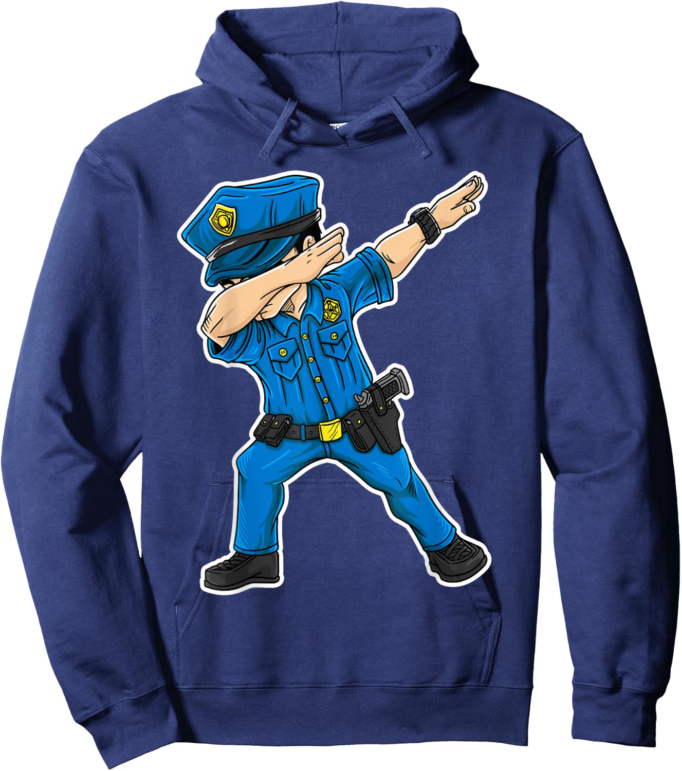 Dabbing Police Gift Funny Policeman Dab Dance Hoodie - Hoodie | Navy