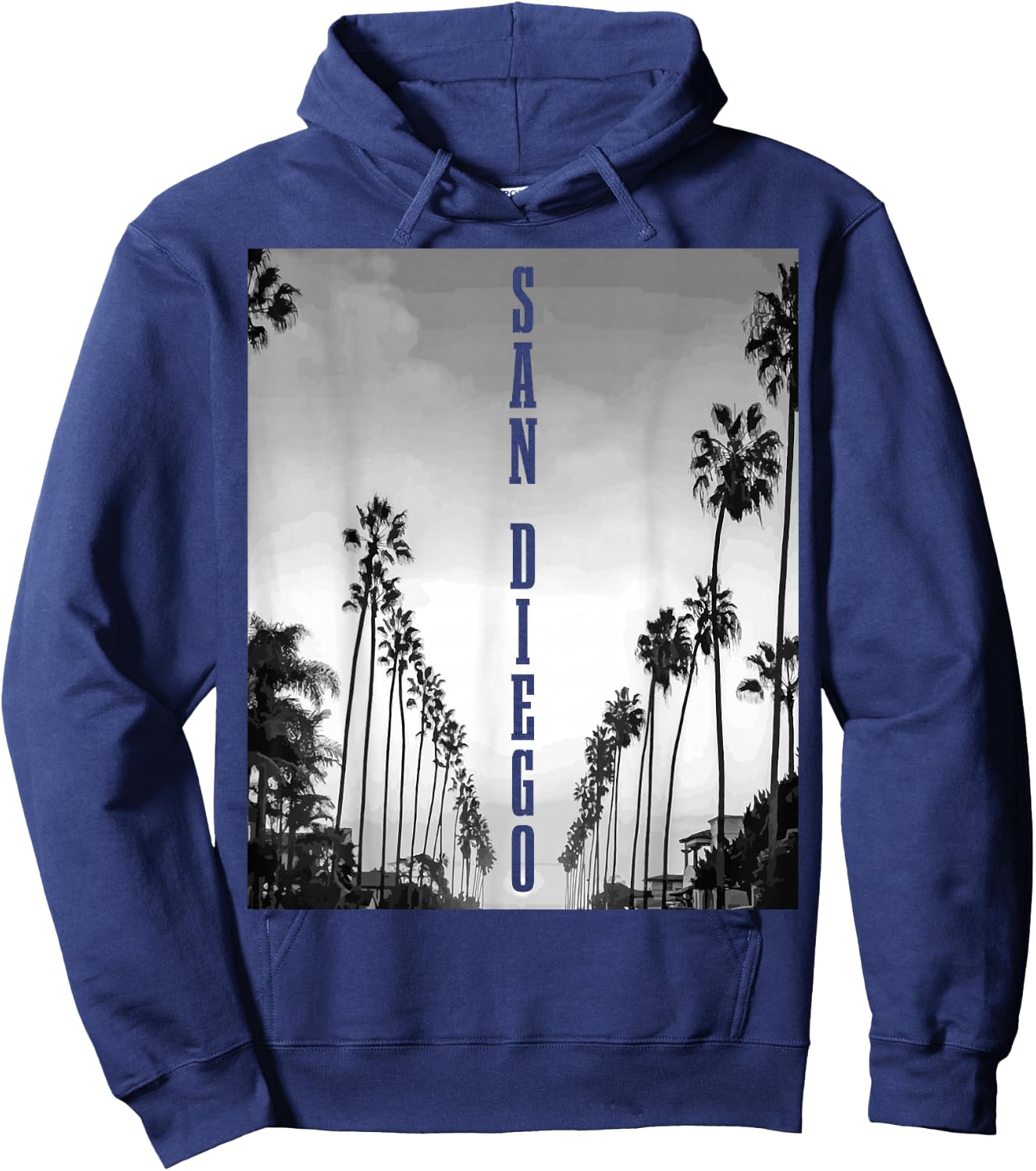 San Diego California West Coast California USA America Hoodie - Hoodie | Navy