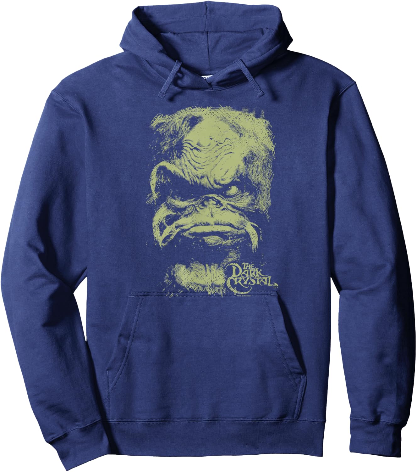 The Dark Crystal - Black, -Adults, Small, Short Sleeve, Classic Fit Hoodie - Hoodie | Navy