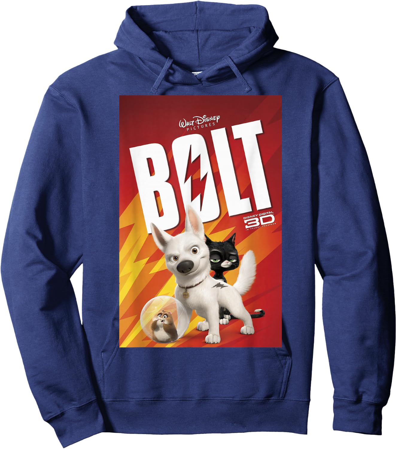 Disney Bolt Poster Hoodie - Hoodie | Navy