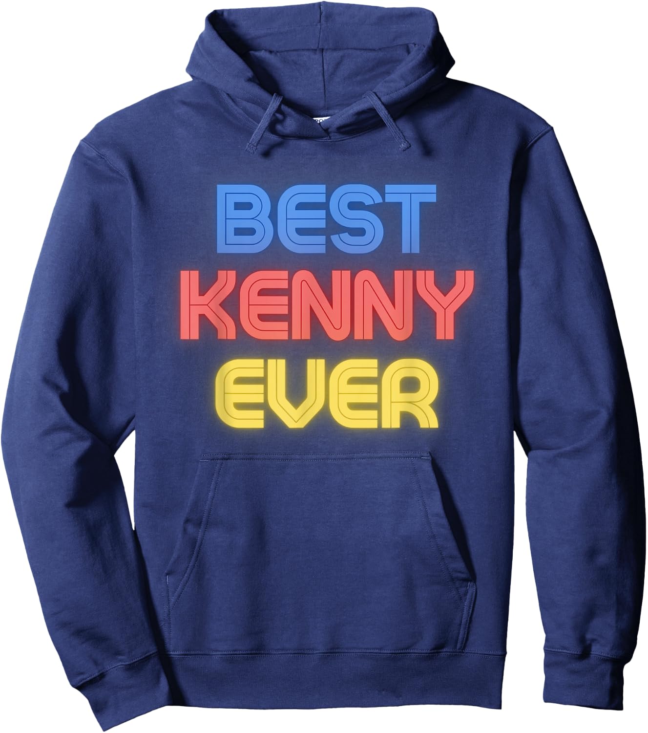 Best Kenny Ever - Funny Kenny Name Kenny Hoodie - Hoodie | Navy