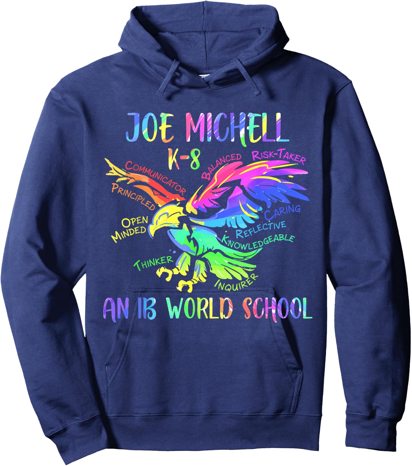 Joe Michell School Rainbow Eagle 2020 Hoodie - Hoodie | Navy