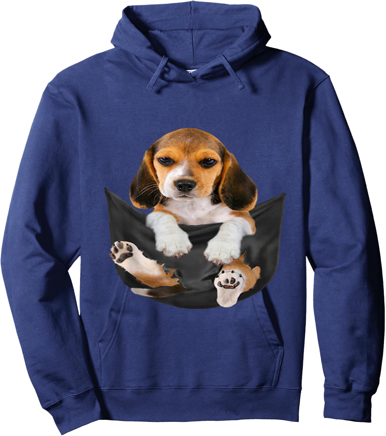 Dog Lovers Gifts Beagle In Pocket Funny Dog Face Hoodie - Hoodie | Navy