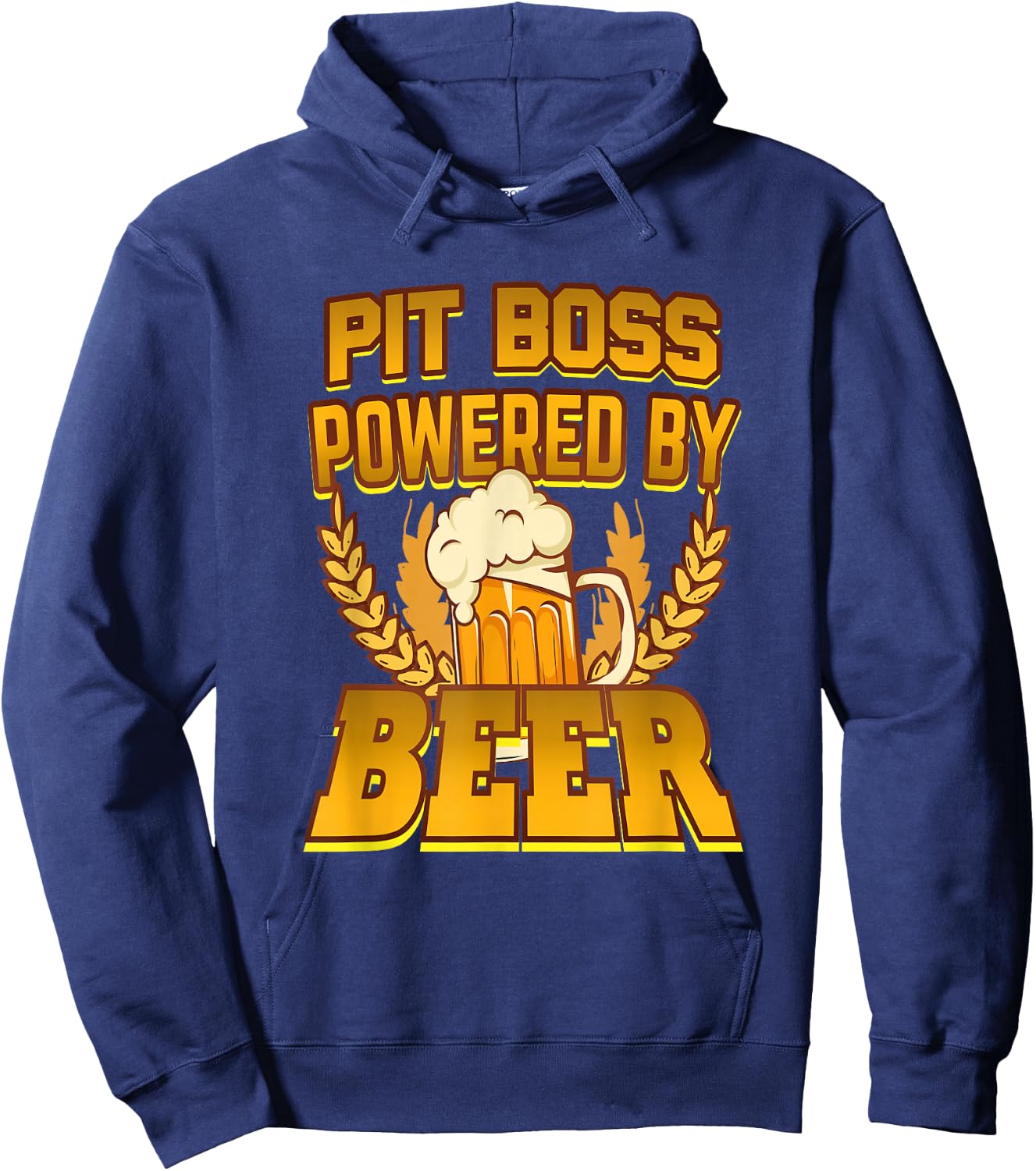 Pit Boss Powered By Beer Hoodie - Hoodie | Navy
