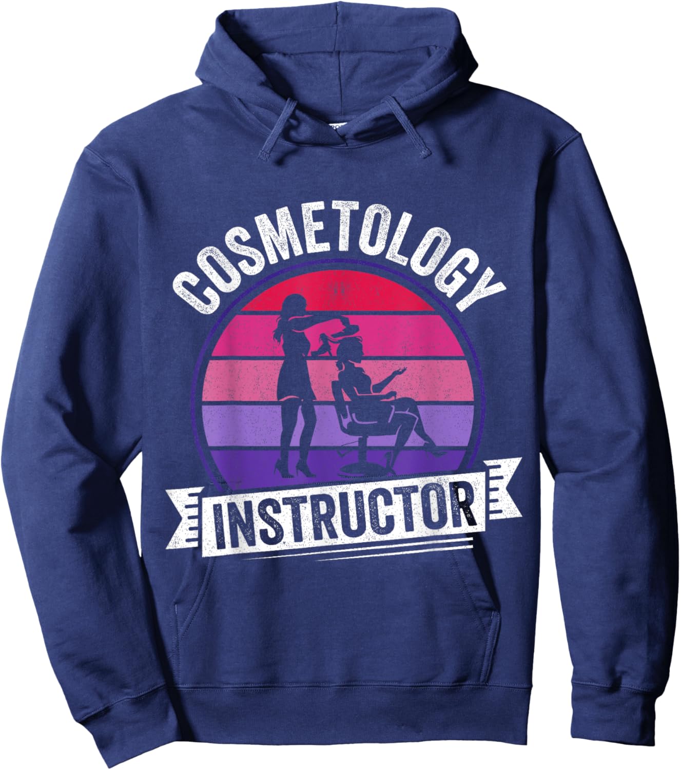 Cosmetology Instructor Hoodie - Hoodie | Navy