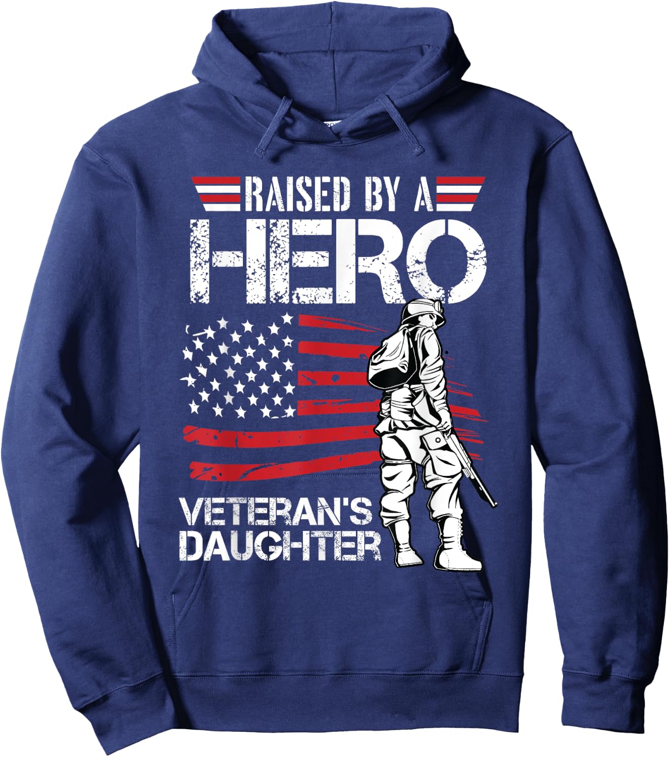 Veteran Daughter Month Of The Military Child Army Kids Hoodie - Hoodie | Navy