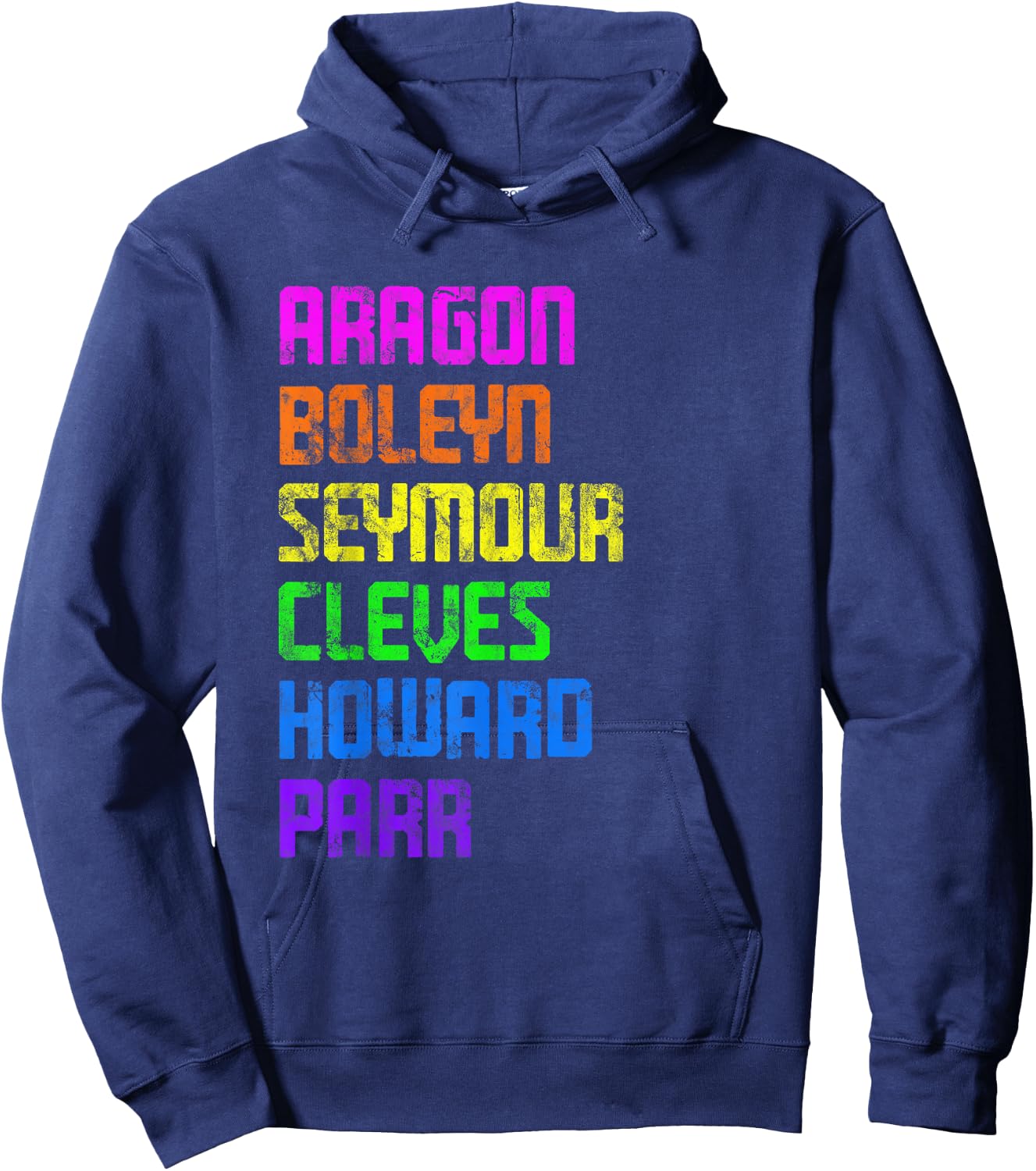 Six Ex Wife British History Historian Musical Lover Hoodie - Hoodie | Navy