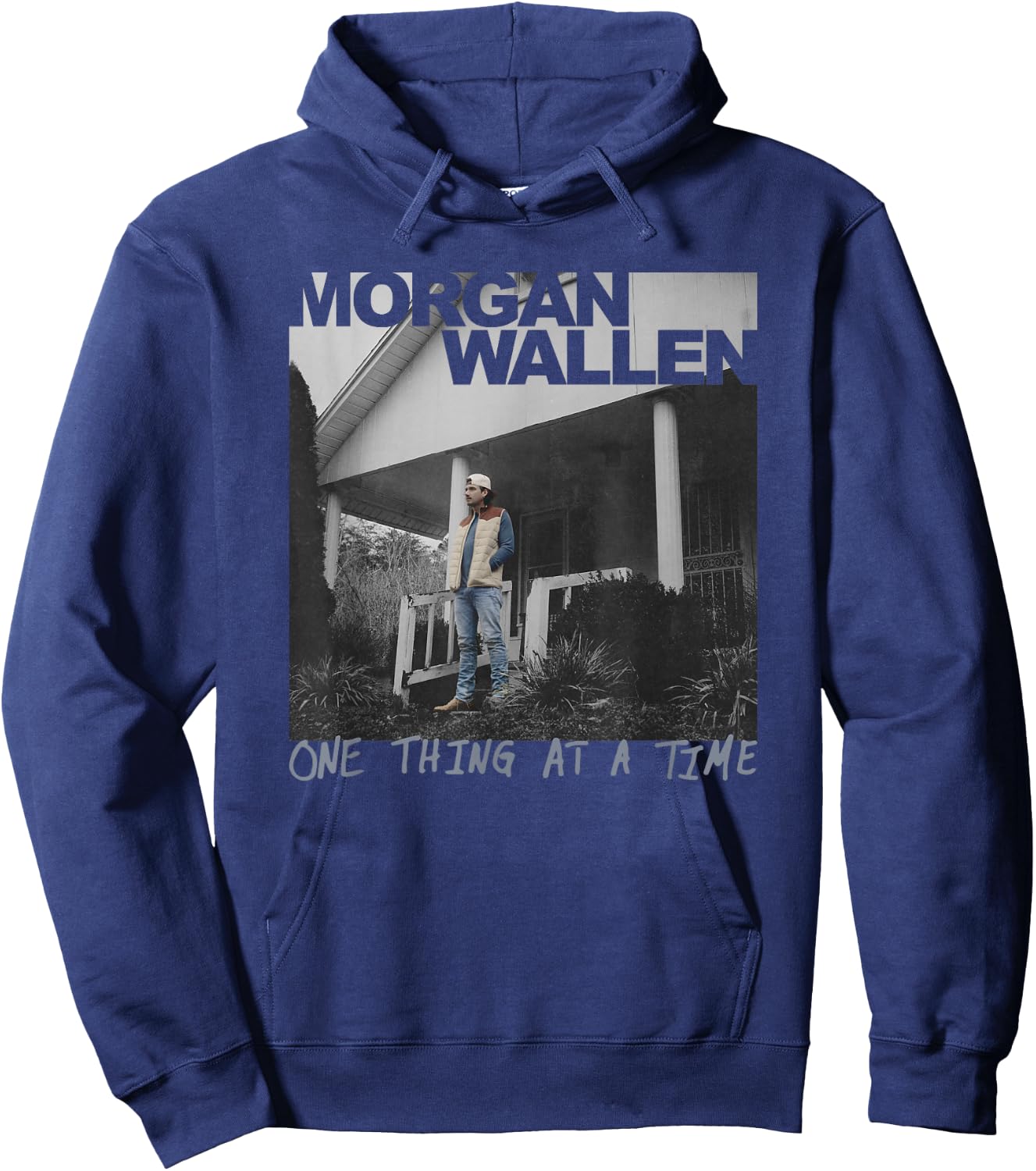 Official Morgan Wallen One Thing At A Time Hoodie - Hoodie | Navy