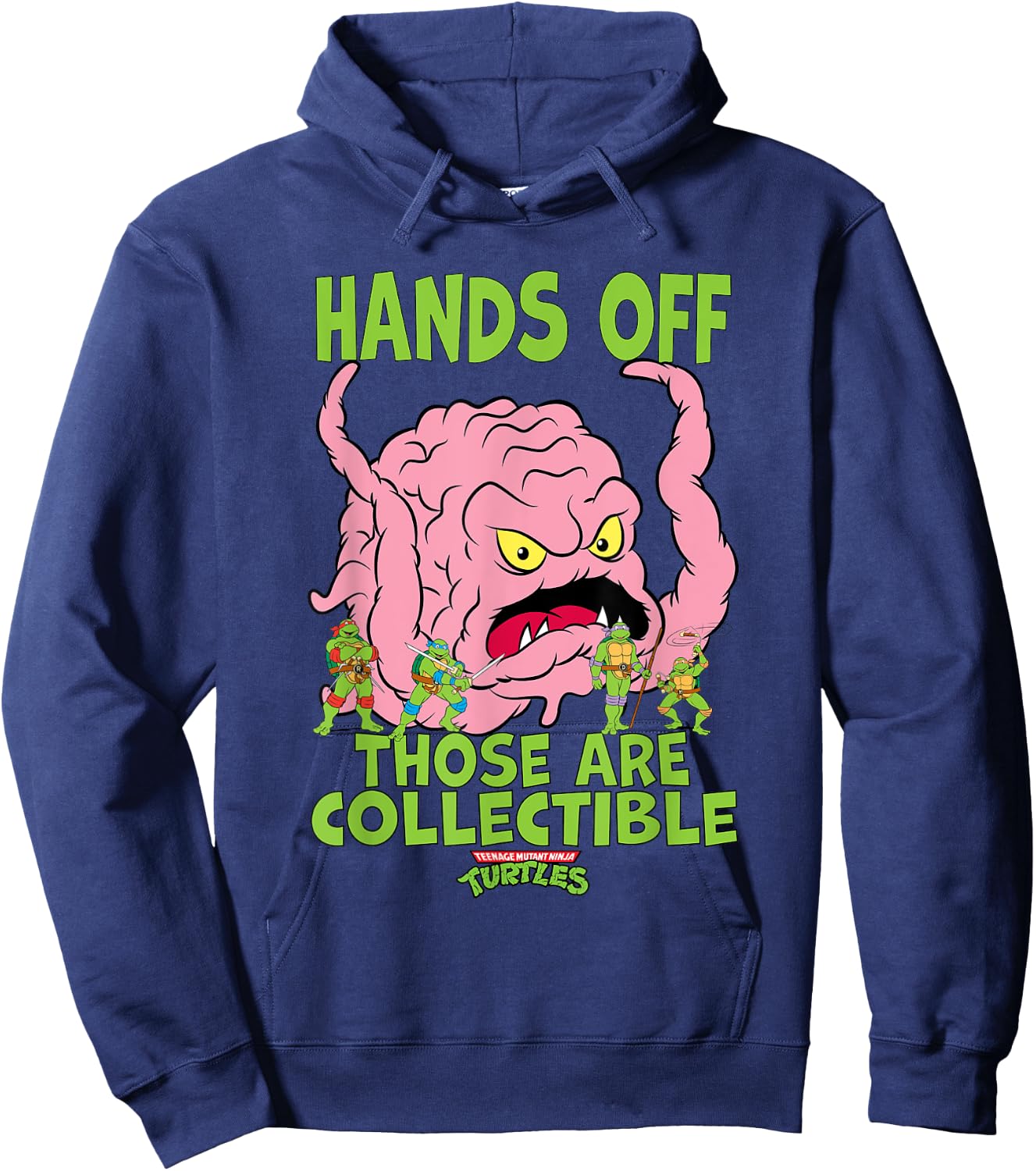 Mademark x Teenage Mutant Ninja Turtles - TMNT Krang Hands Off Those Are Collectible Hoodie - Hoodie | Navy