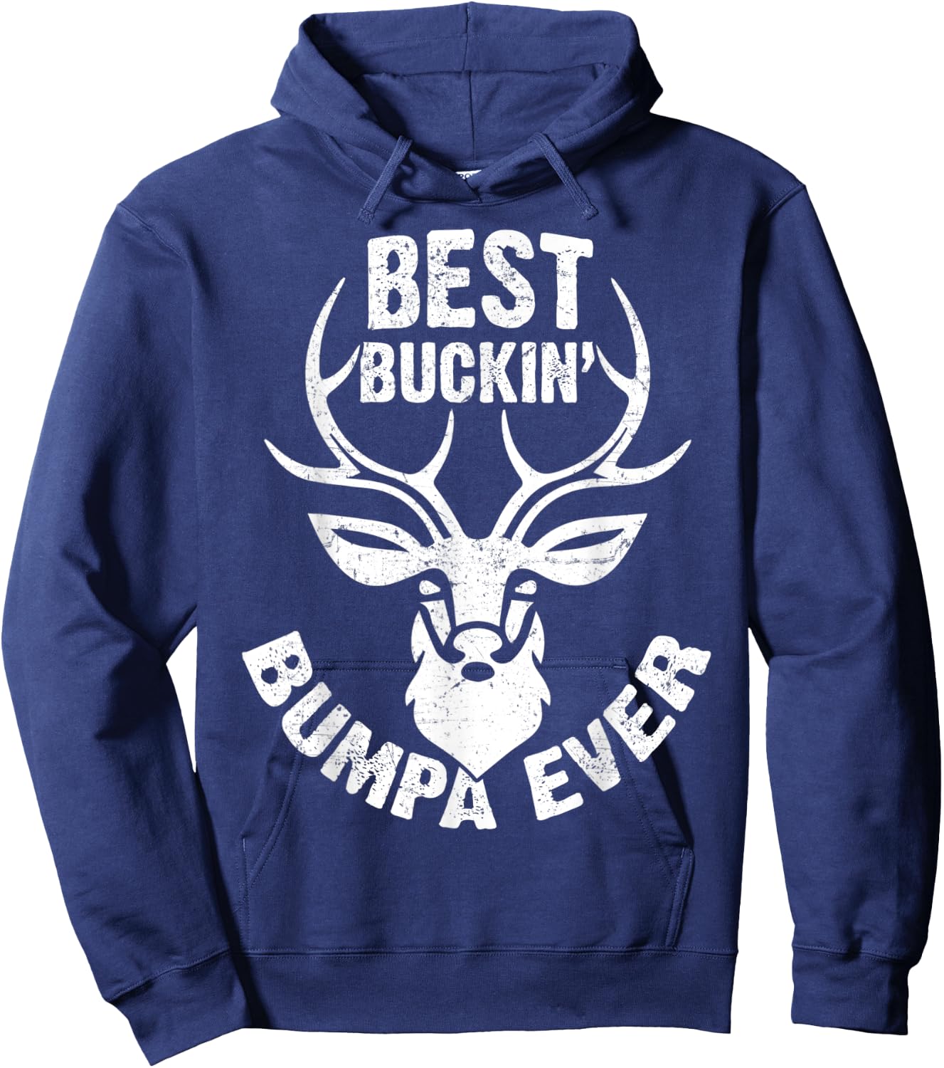 Best Buckin' Bumpa Ever Shirt Deer Hunters Gift Hoodie - Hoodie | Navy