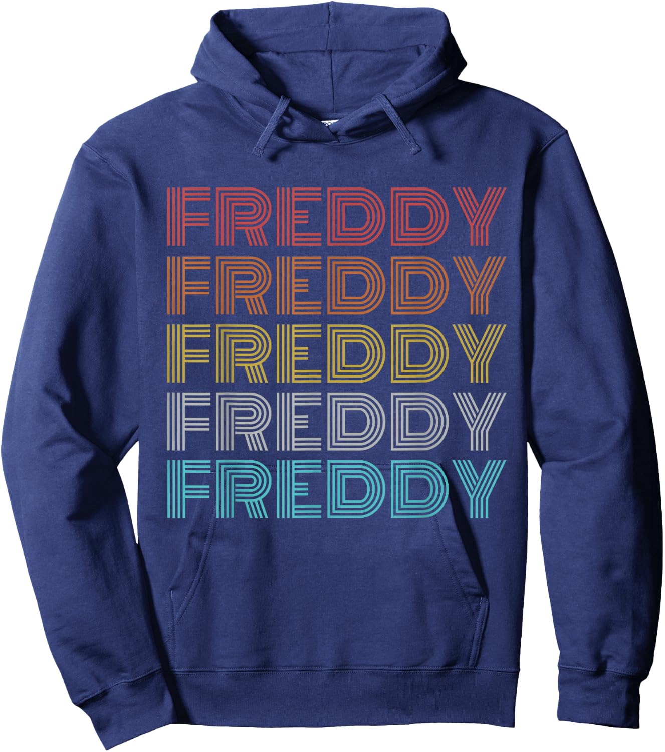 Retro Vintage Freddy Hoodie - Hoodie | Navy
