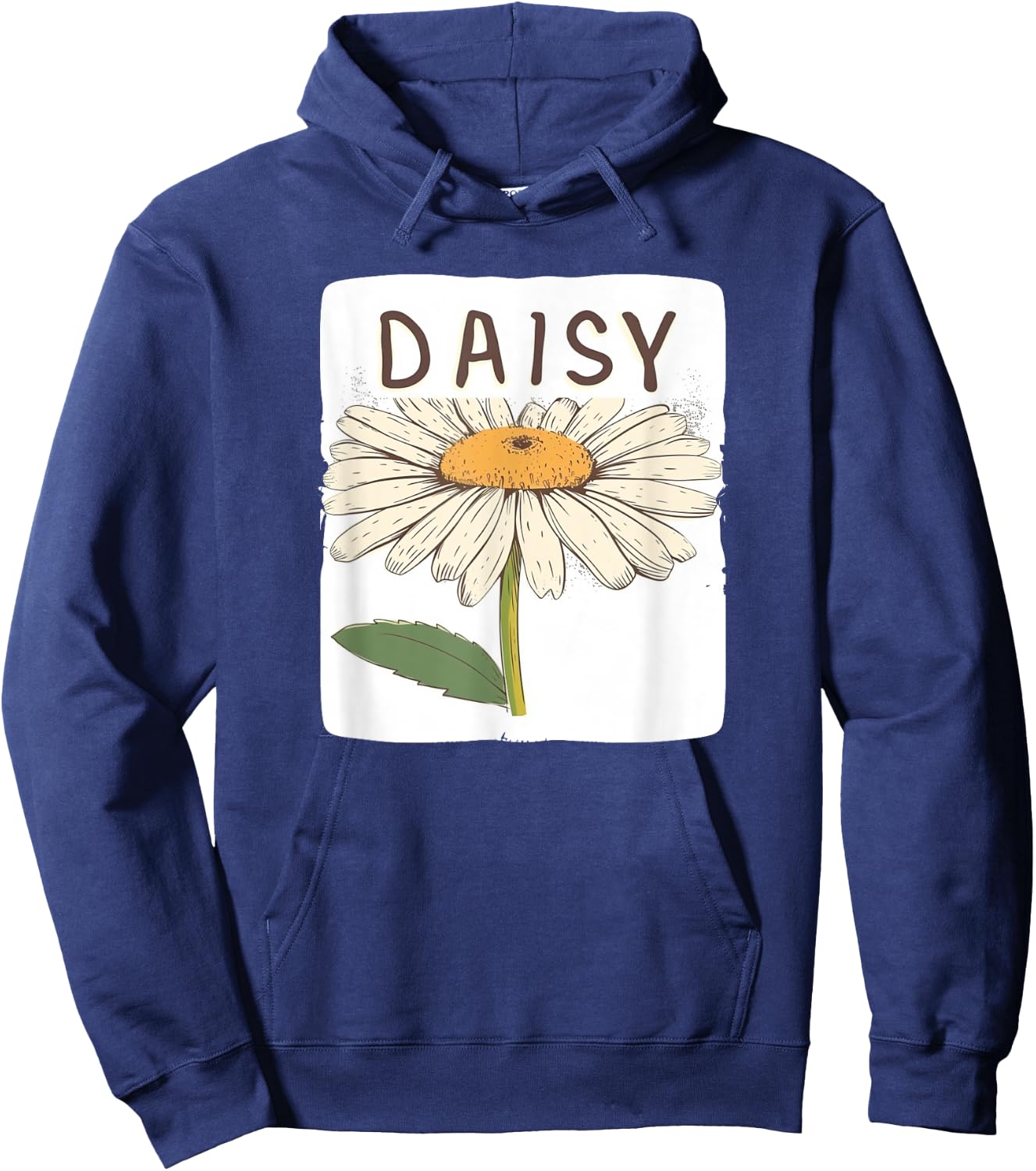 Cute Daisy Flower for Kids and Adults Hoodie - Hoodie | Navy