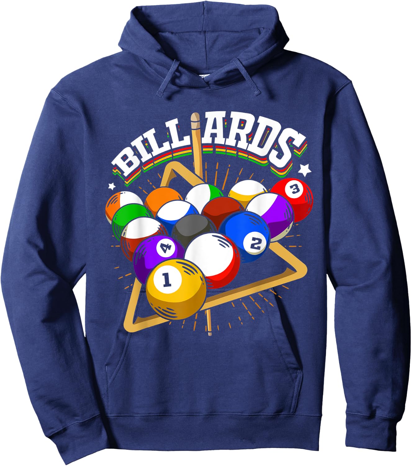 Funny Billiards design for 8-Balls and Pool Player Hoodie - Hoodie | Navy
