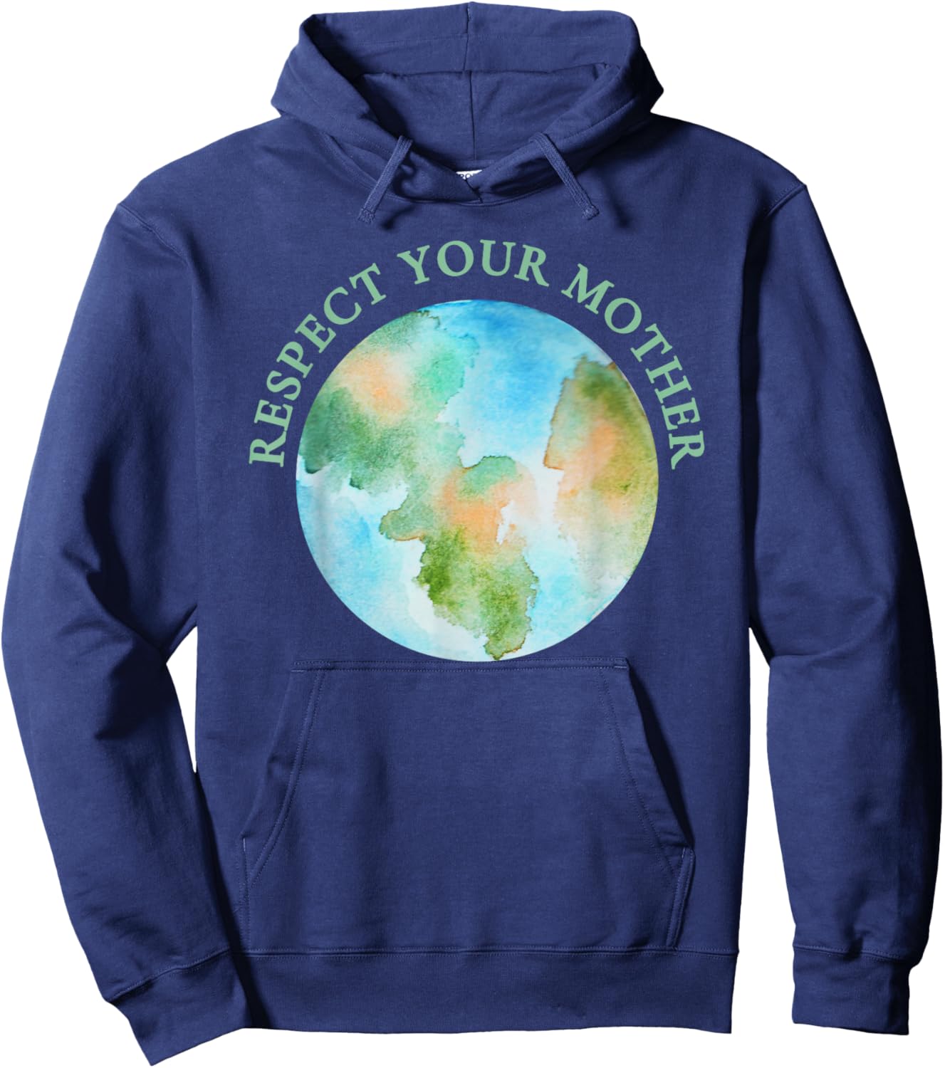 Respect your Mother Earth Hoodie - Hoodie | Navy