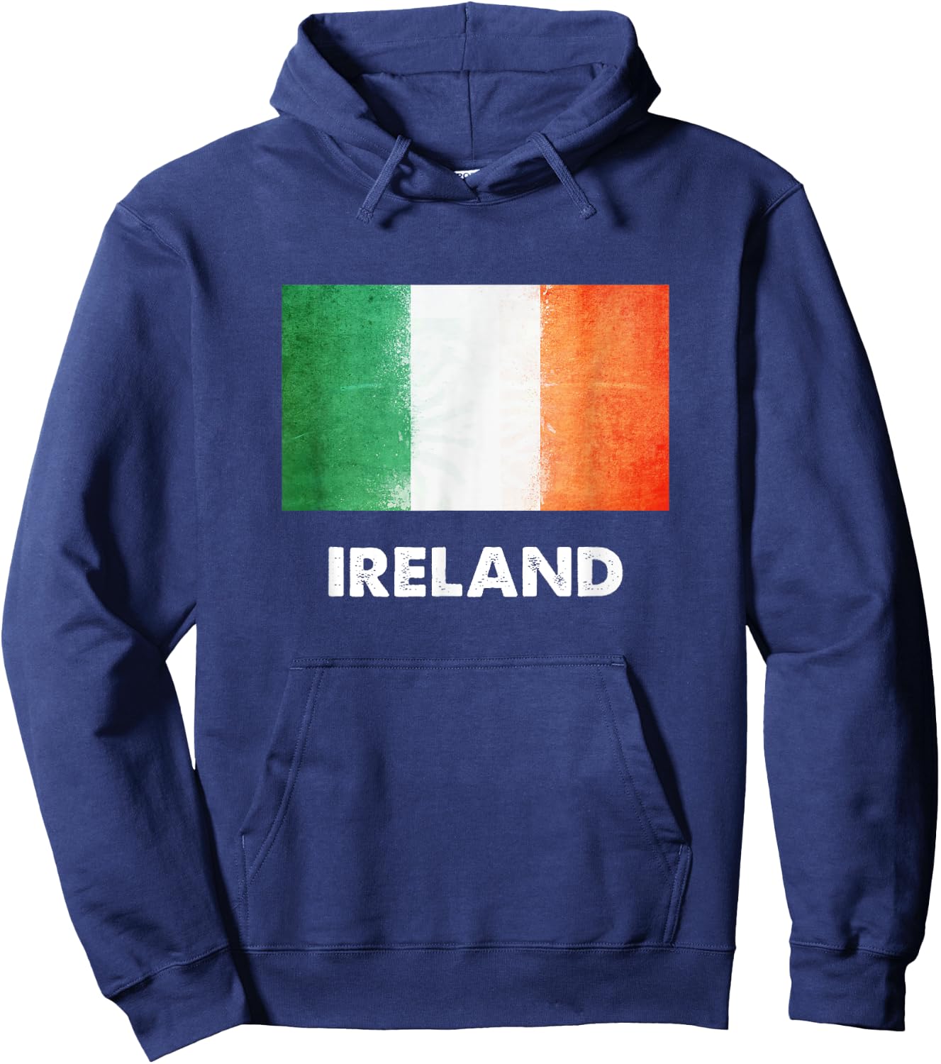 Ireland Flag Jersey | Irish Hoodie - Hoodie | Navy