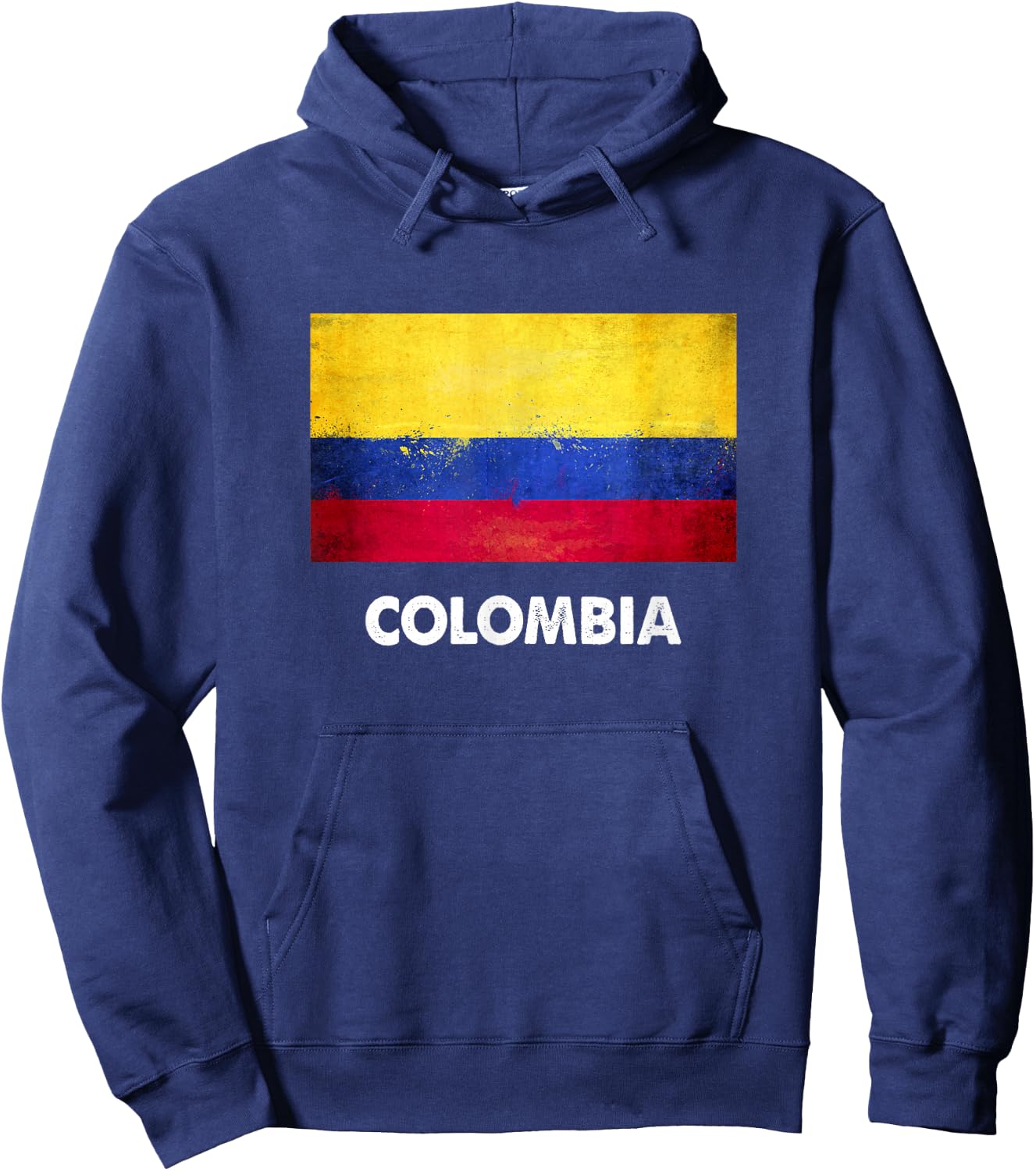 Colombia Flag Shirt | Colombian Hoodie - Hoodie | Navy
